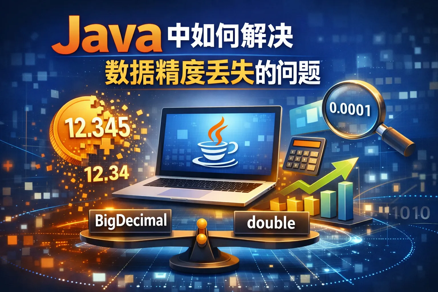 java中如何解决数据精度丢失的问题