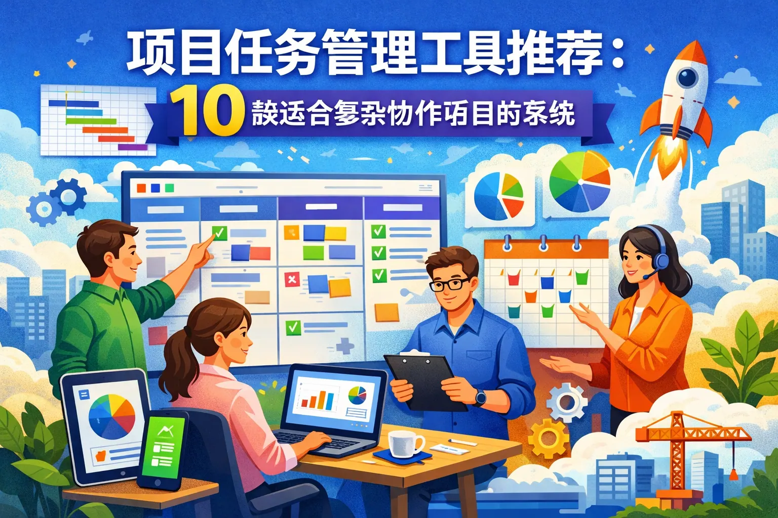 项目任务管理工具推荐:10 款适合复杂协作项目的系统
