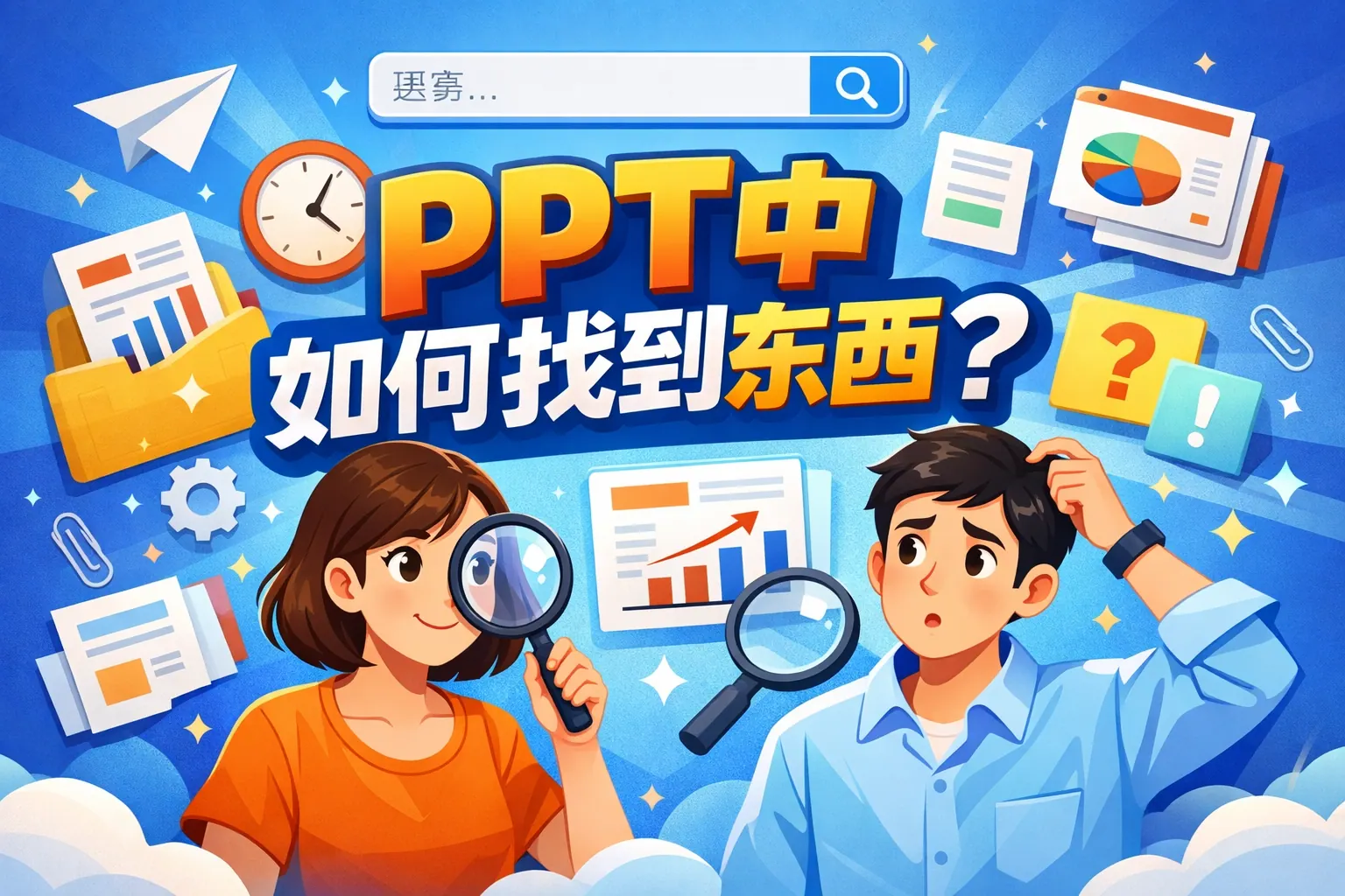 ppt中如何找到东西
