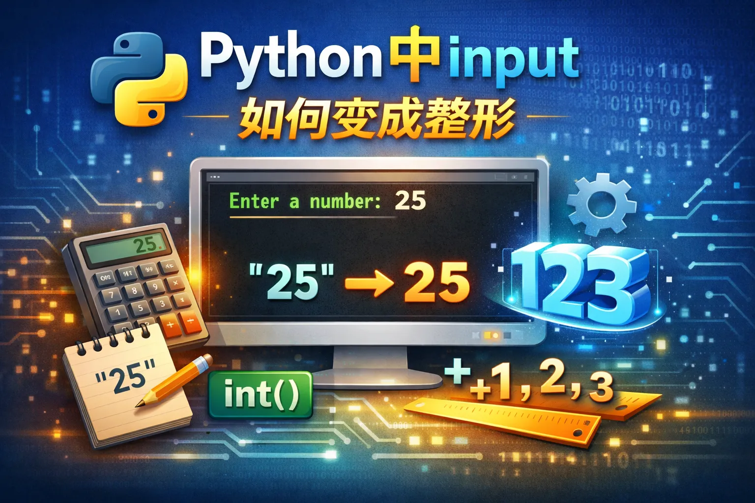 Python中input如何变成整形