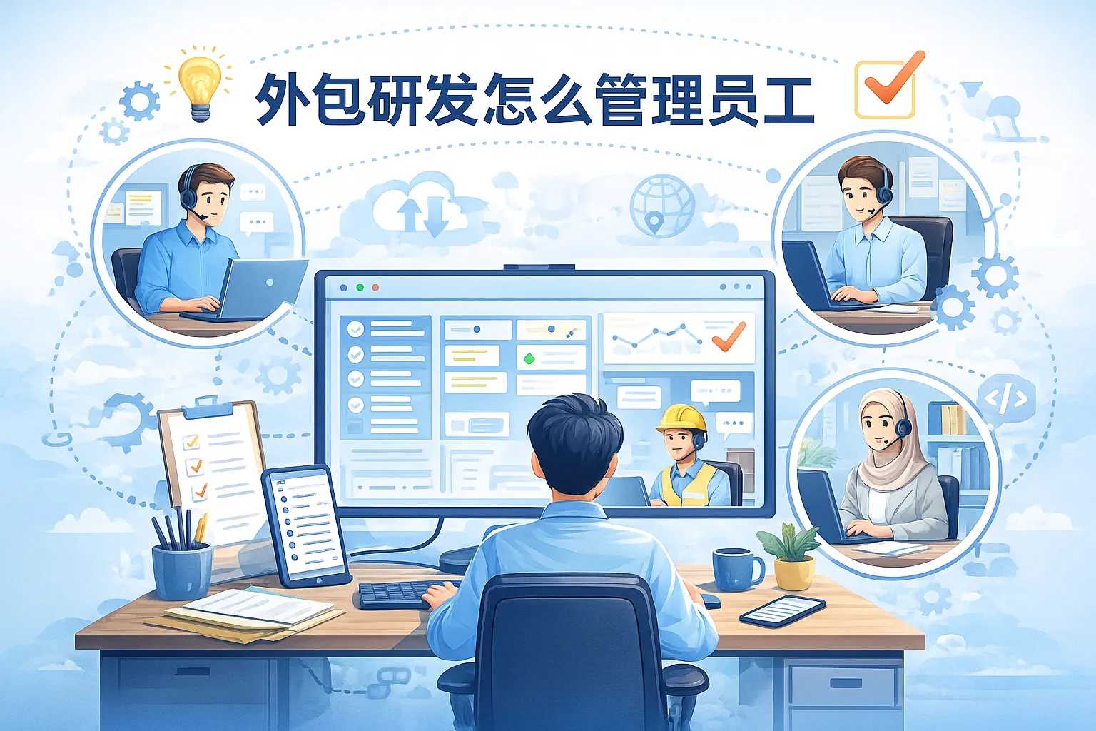 外包研发怎么管理员工