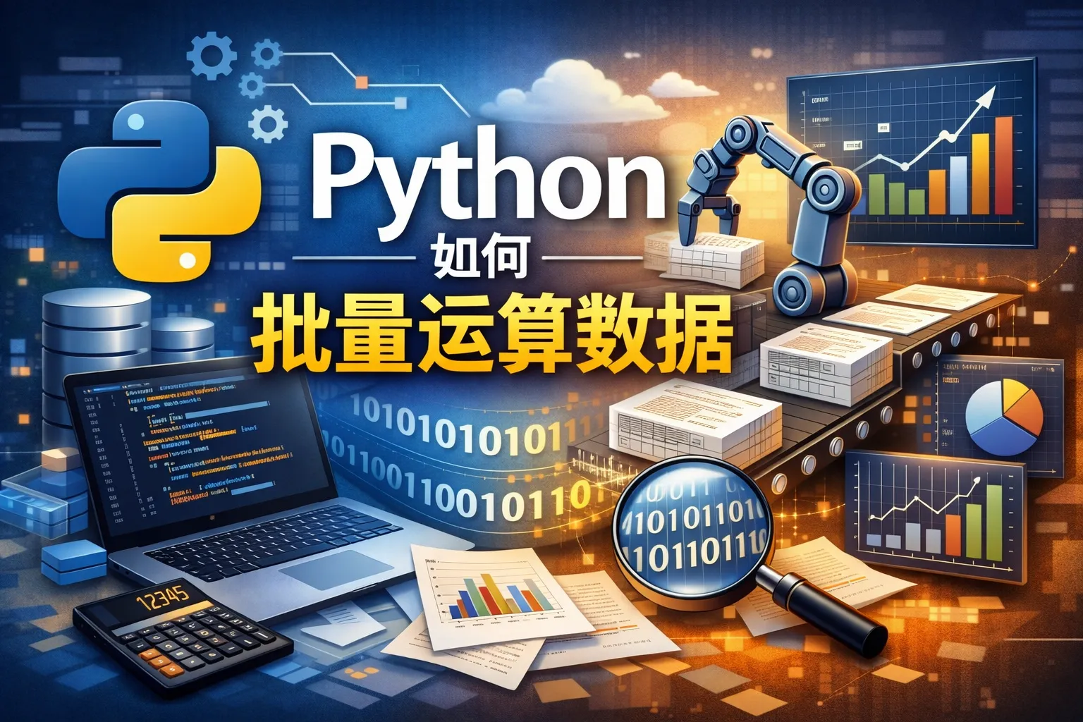 python如何批量运算数据