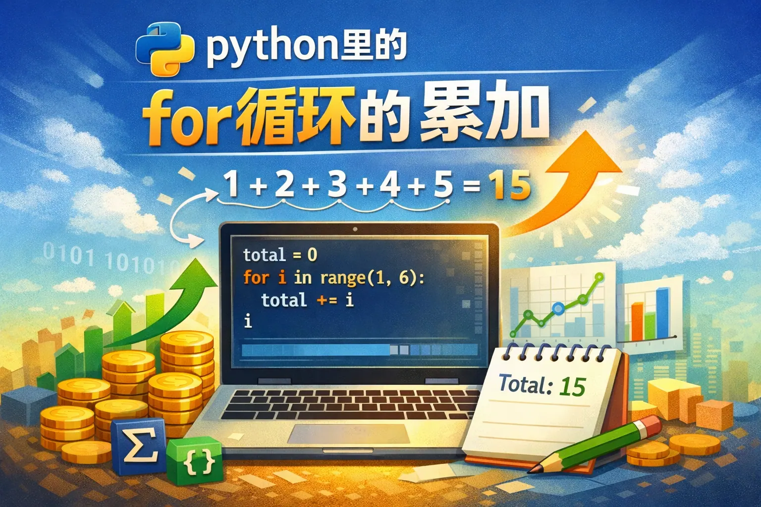 python里的for循环的累加