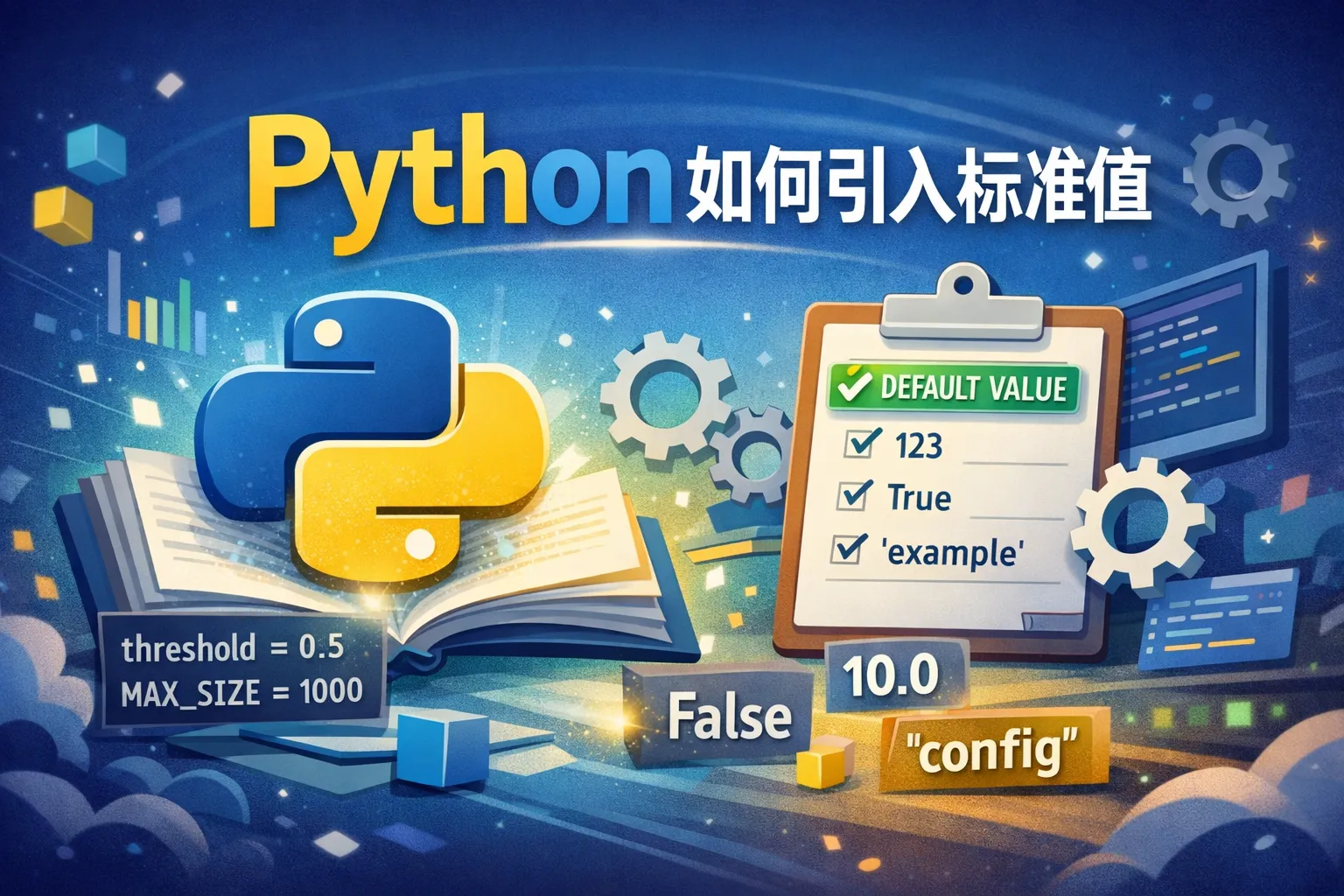 python如何引入标准值