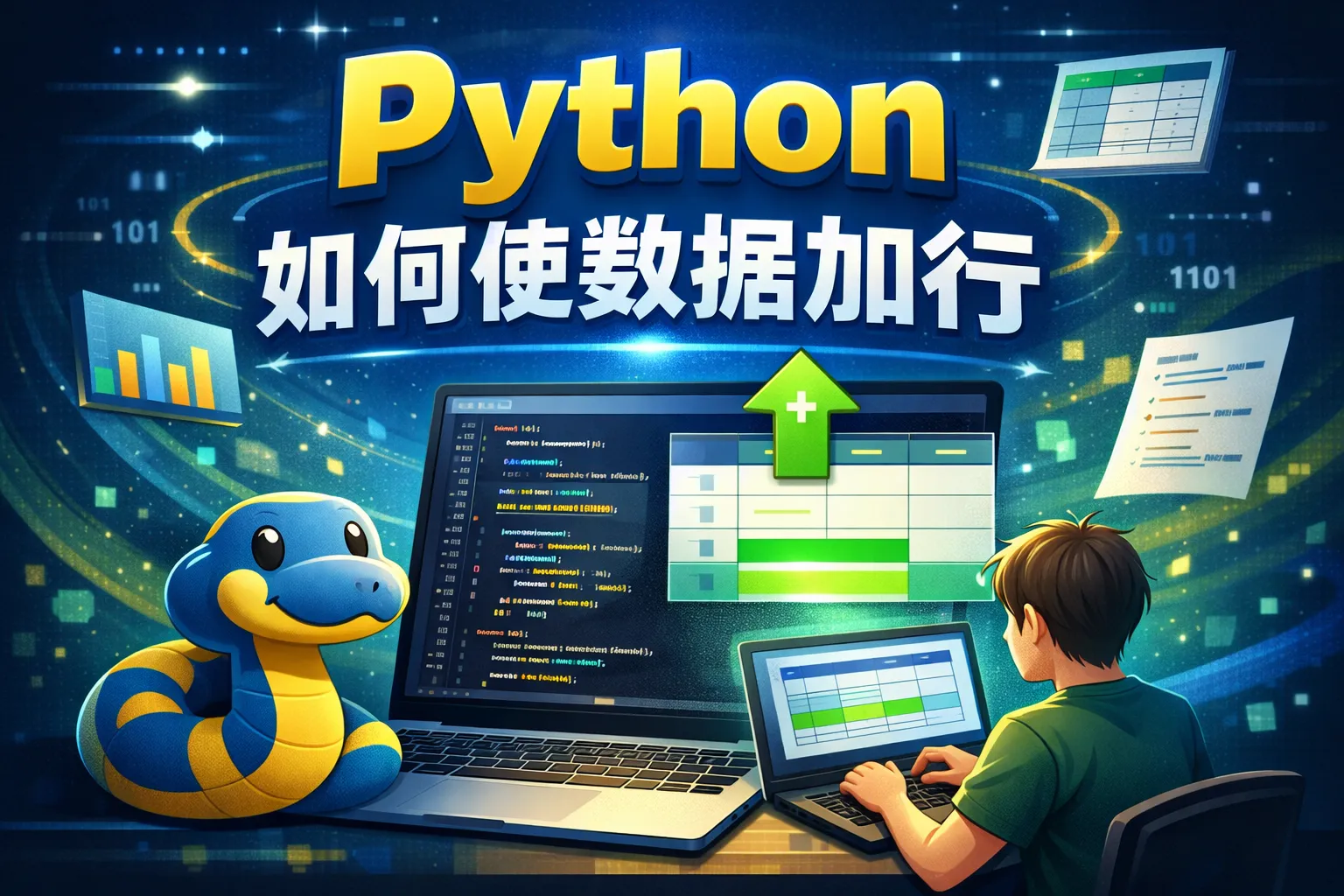 python如何使数据加行