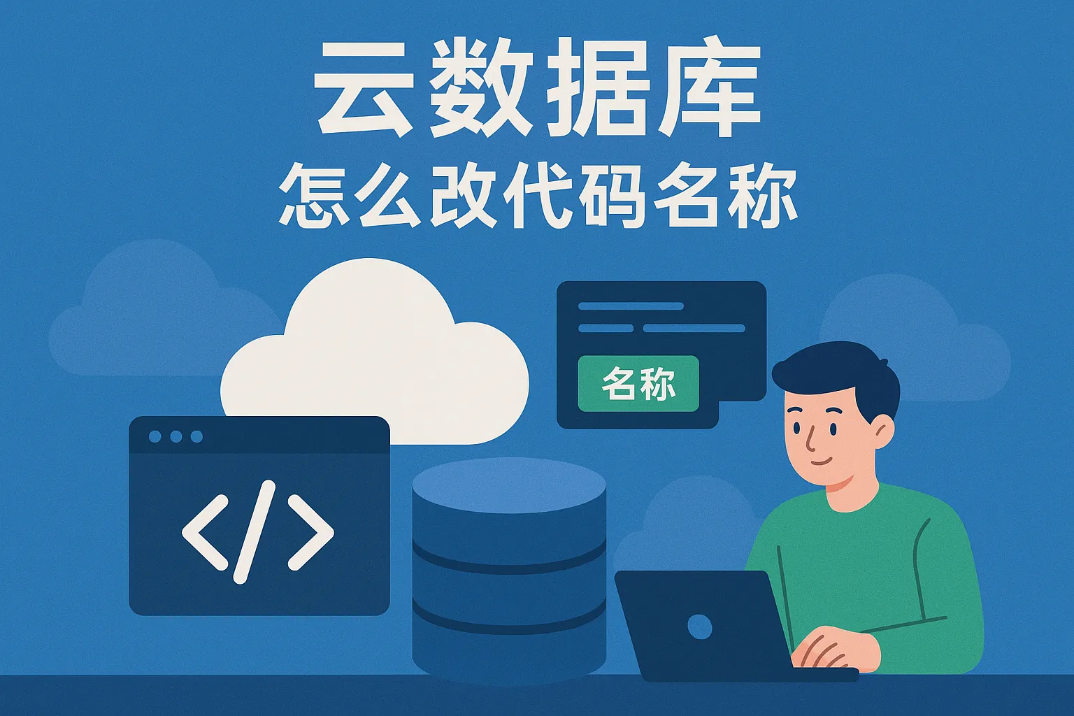 云数据库怎么改代码名称