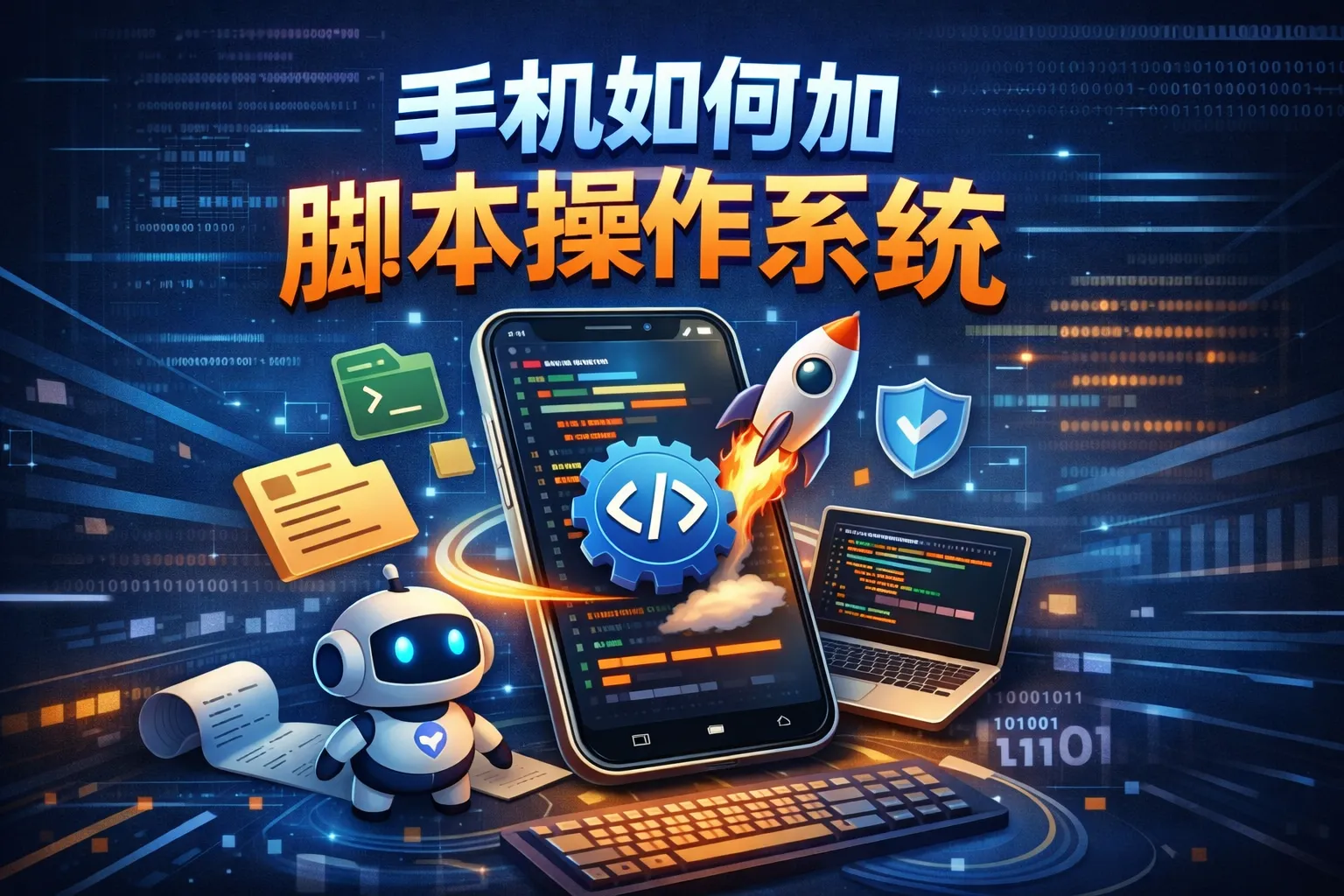 手机如何加脚本操作系统