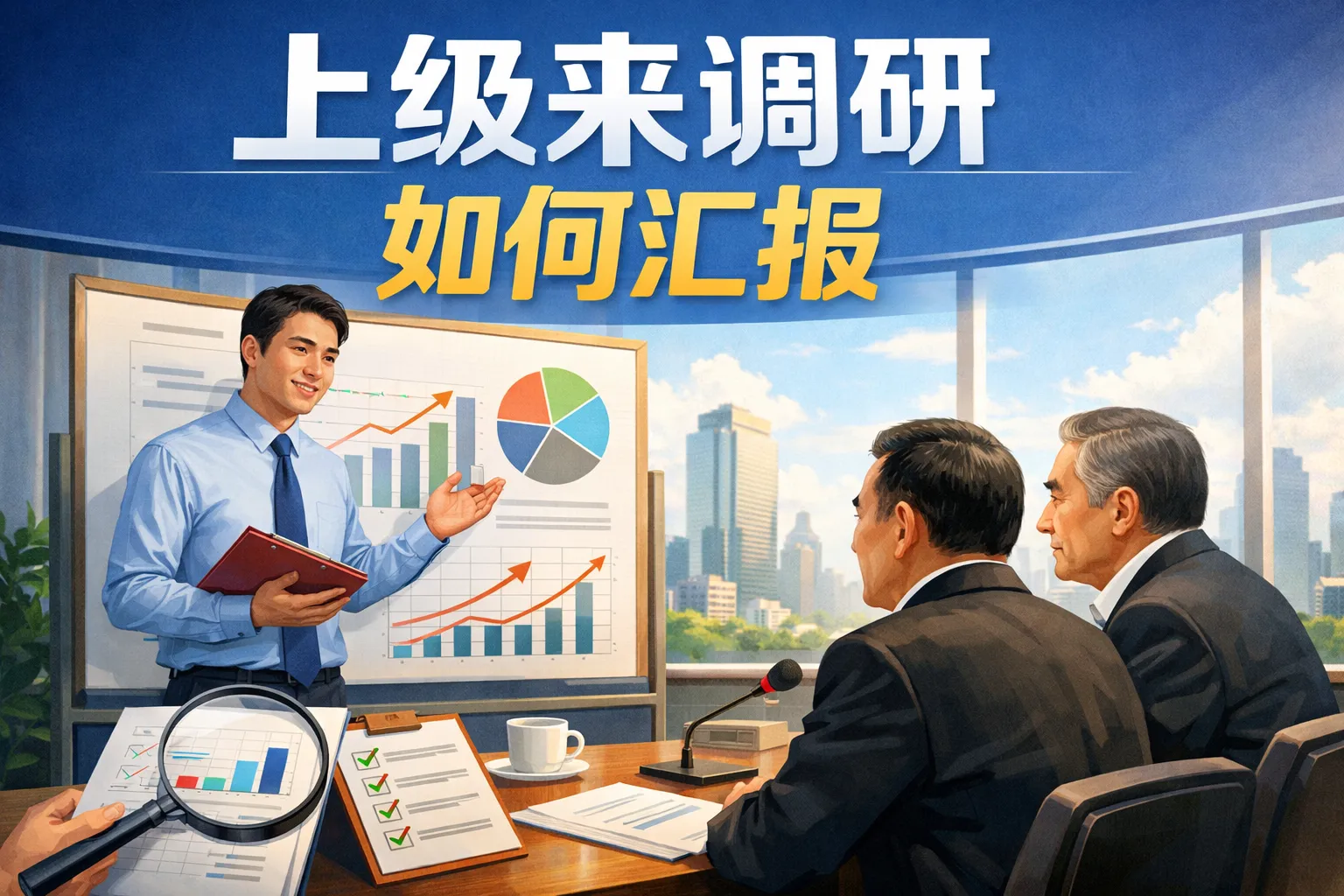 上级来调研如何汇报