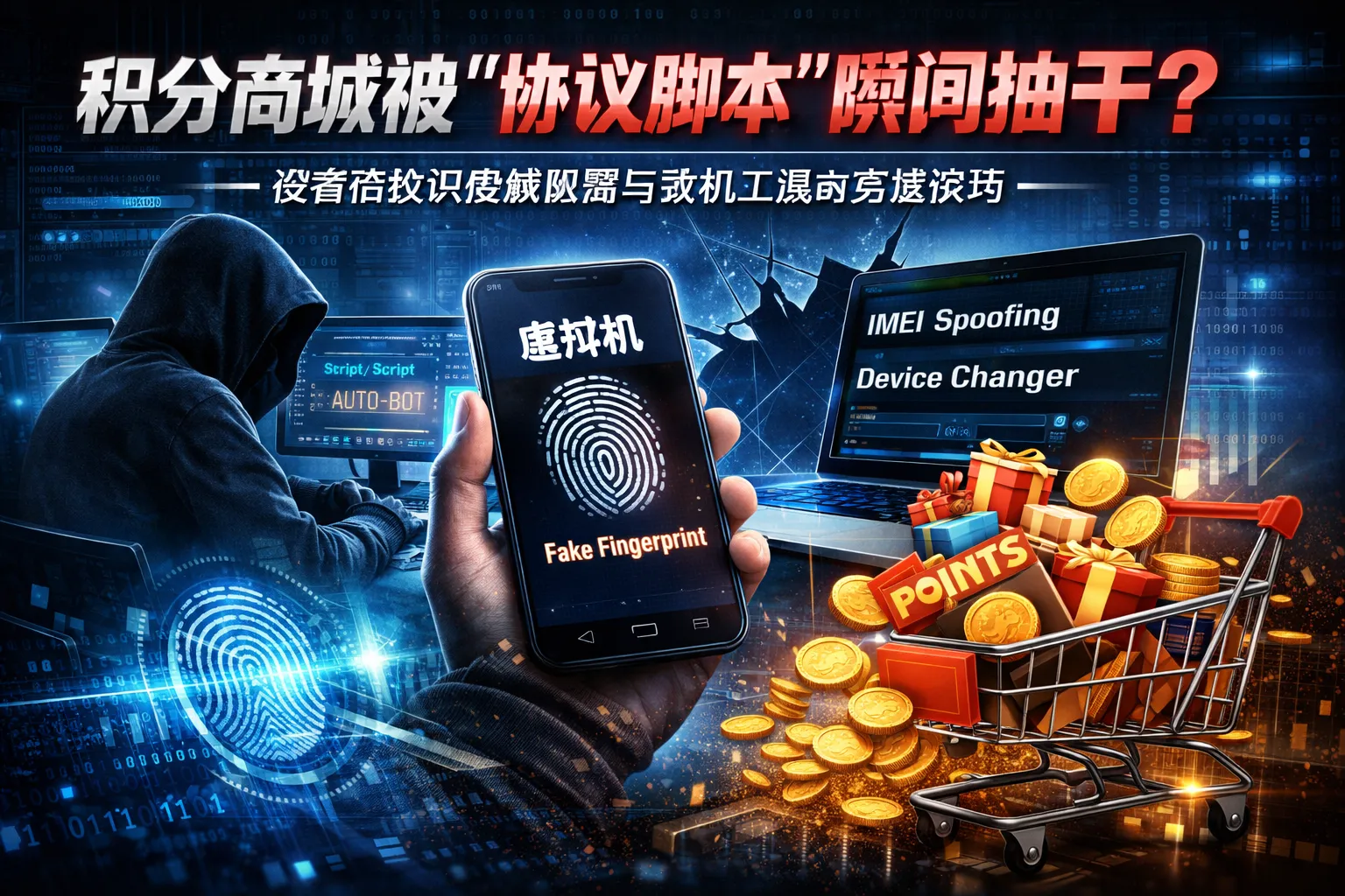 积分商城被“协议脚本”瞬间抽干?设备指纹识破模拟器与改机工具的实战技巧