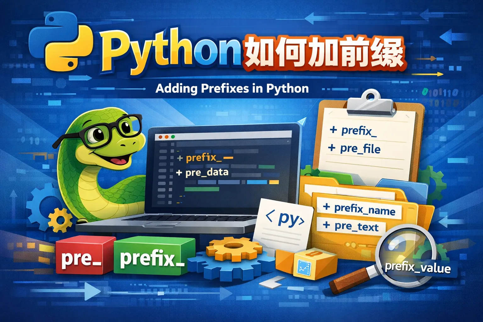 Python如何加前缀