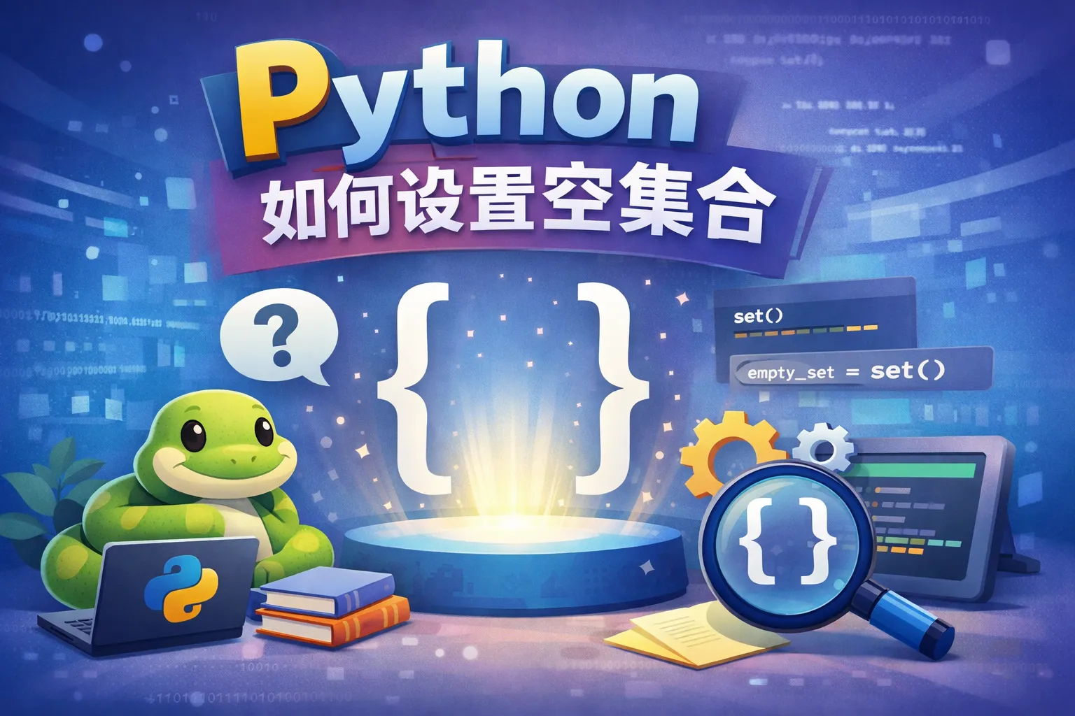 python如何设置空集合