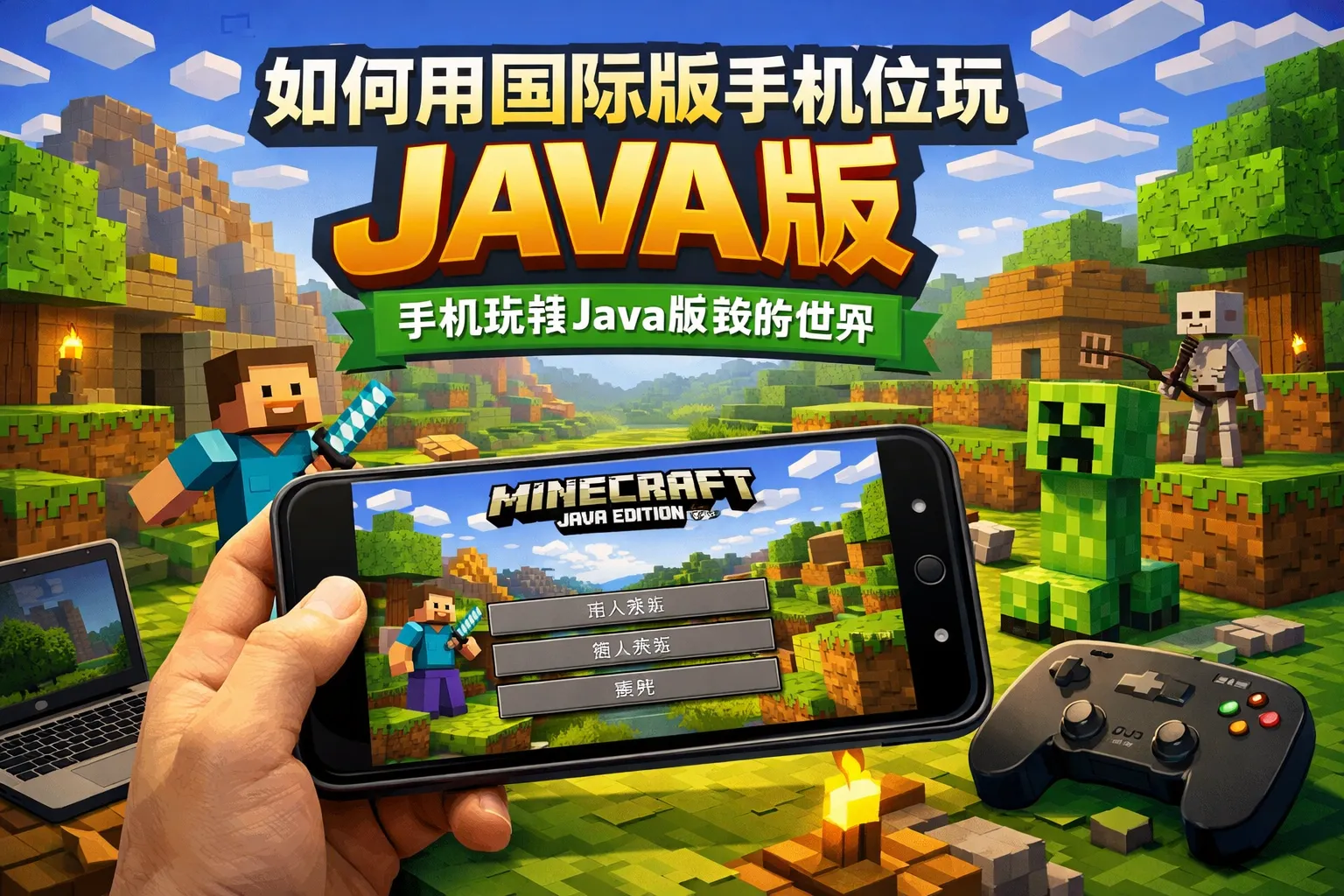 如何用国际版手机版玩java版