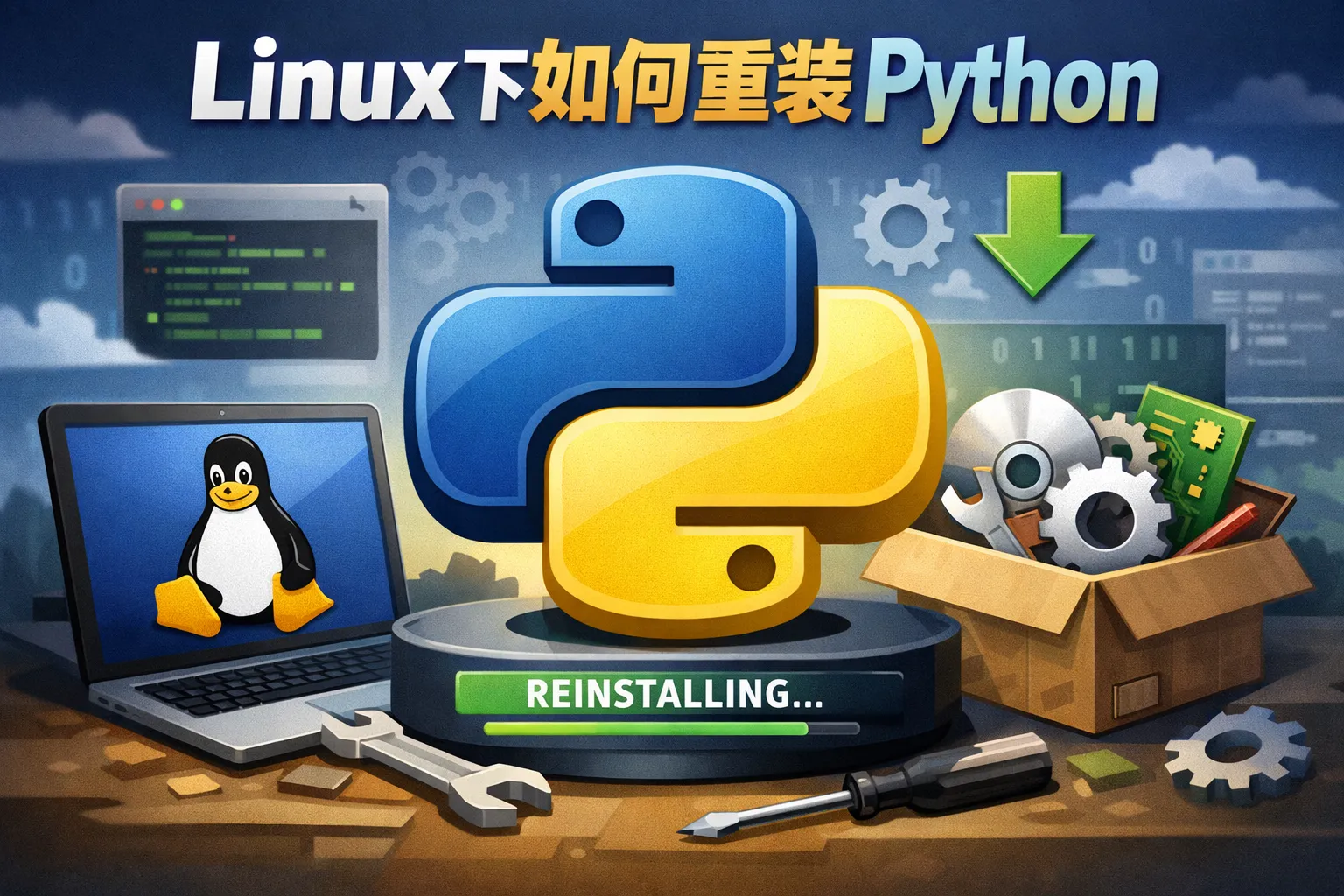 linux下如何重装python