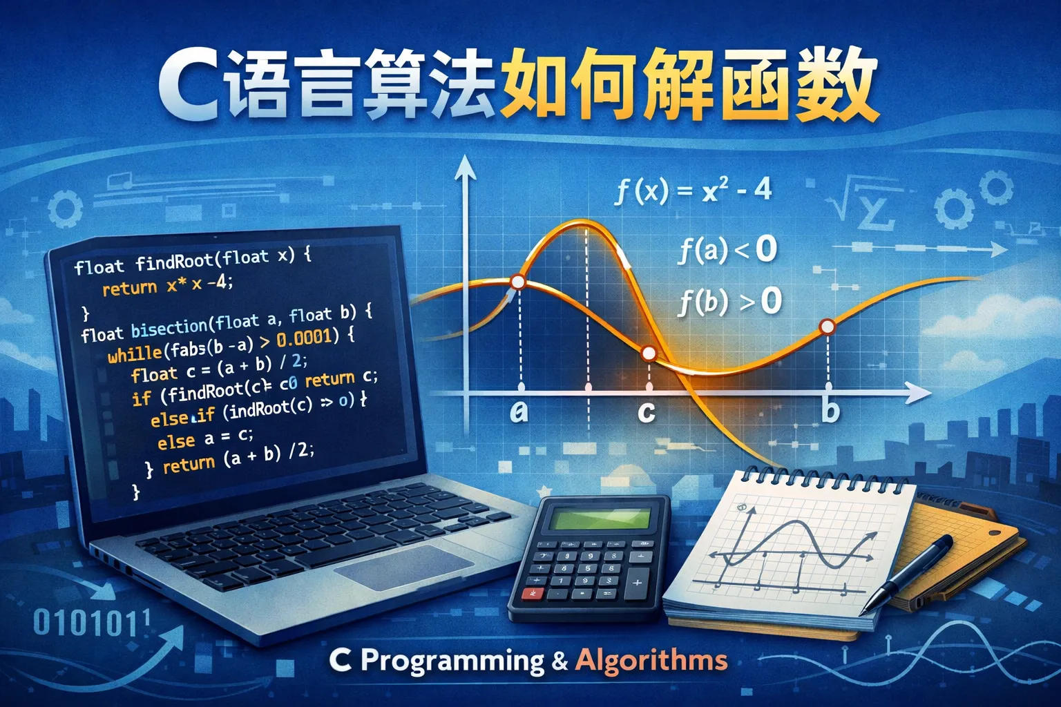 c语言算法如何解函数