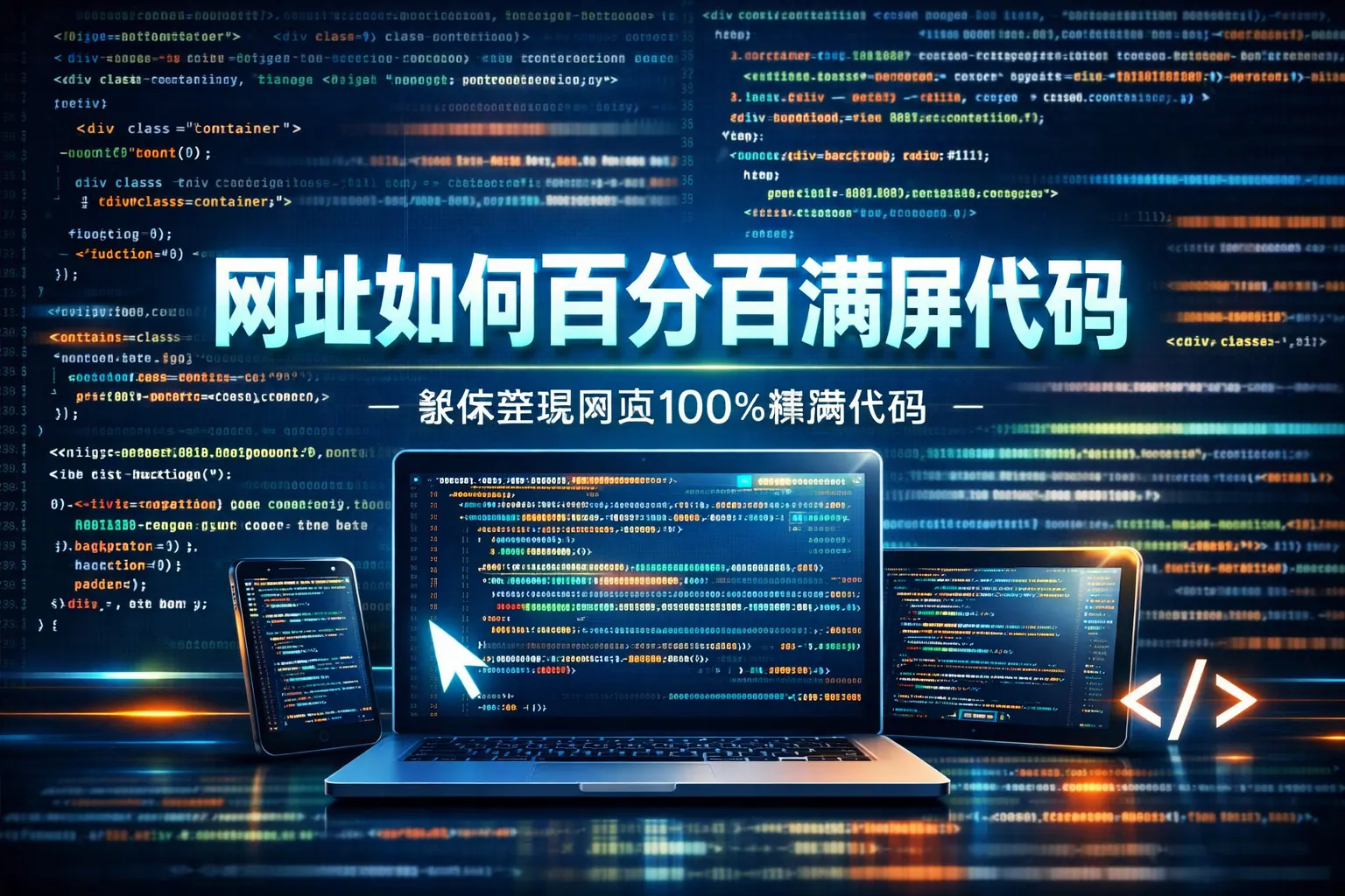 网址如何百分百满屏代码