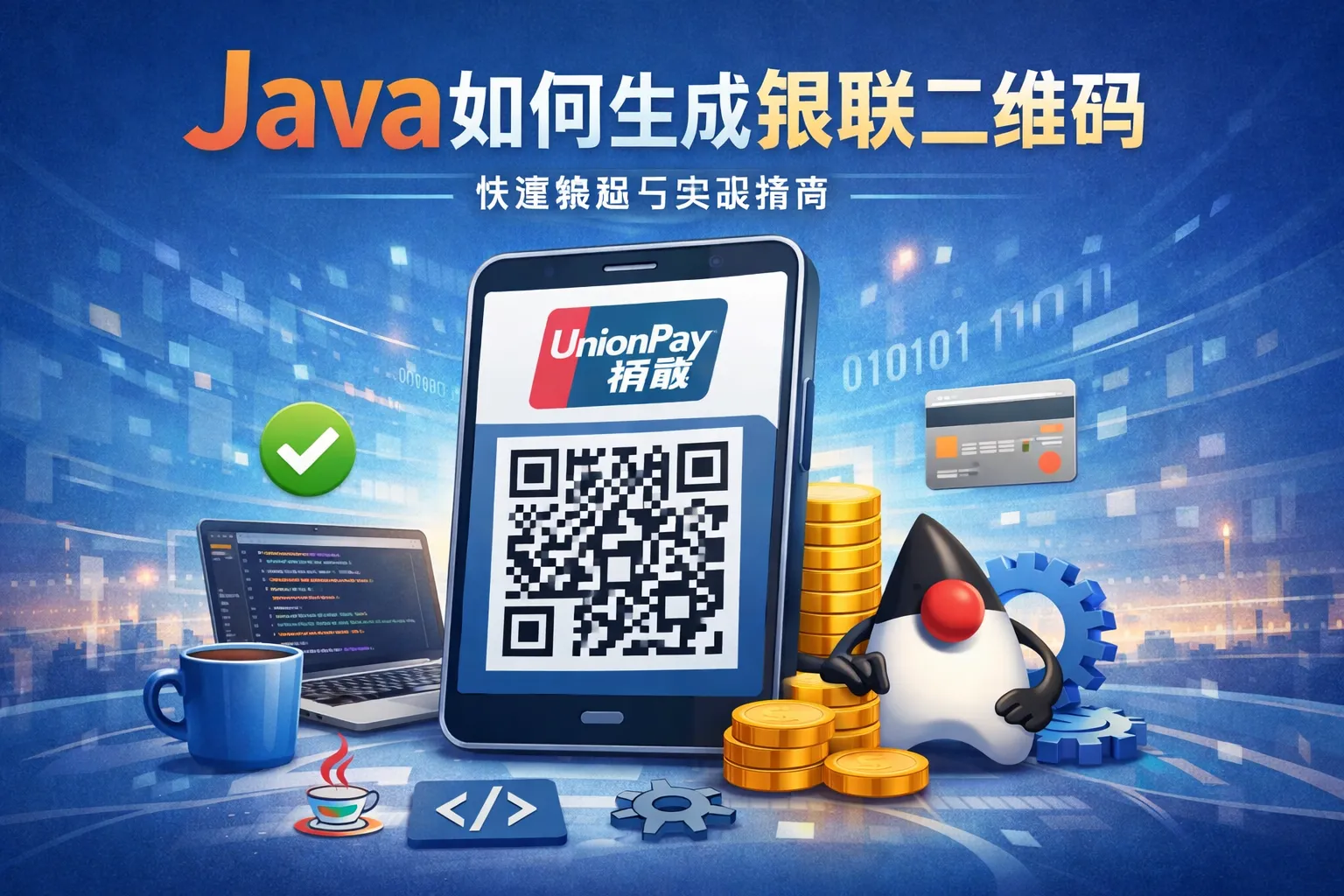 Java如何生成银联二维码