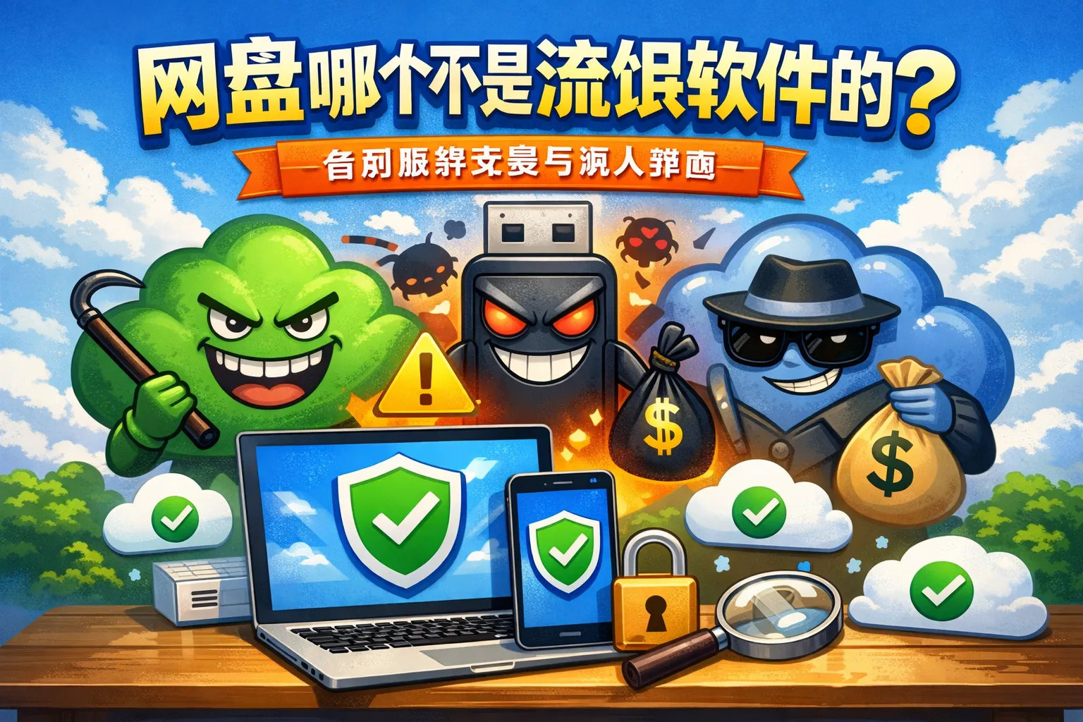 网盘哪个不是流氓软件的