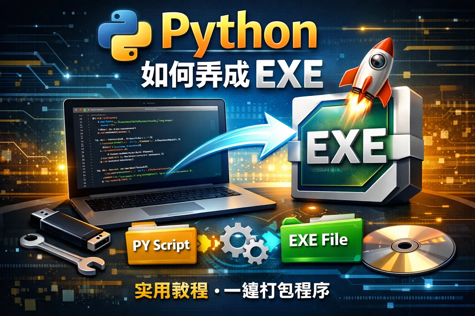 python 如何弄成exe