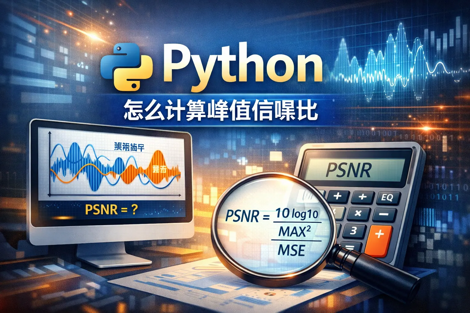 python怎么计算峰值信噪比
