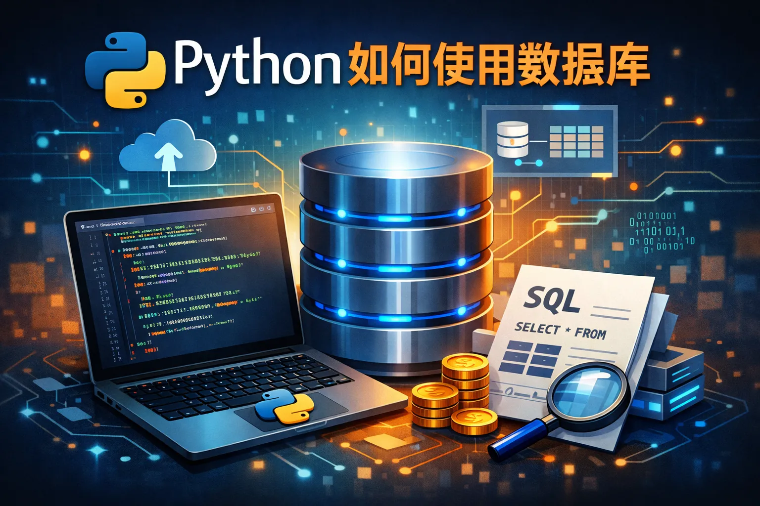 python如何使用数据库