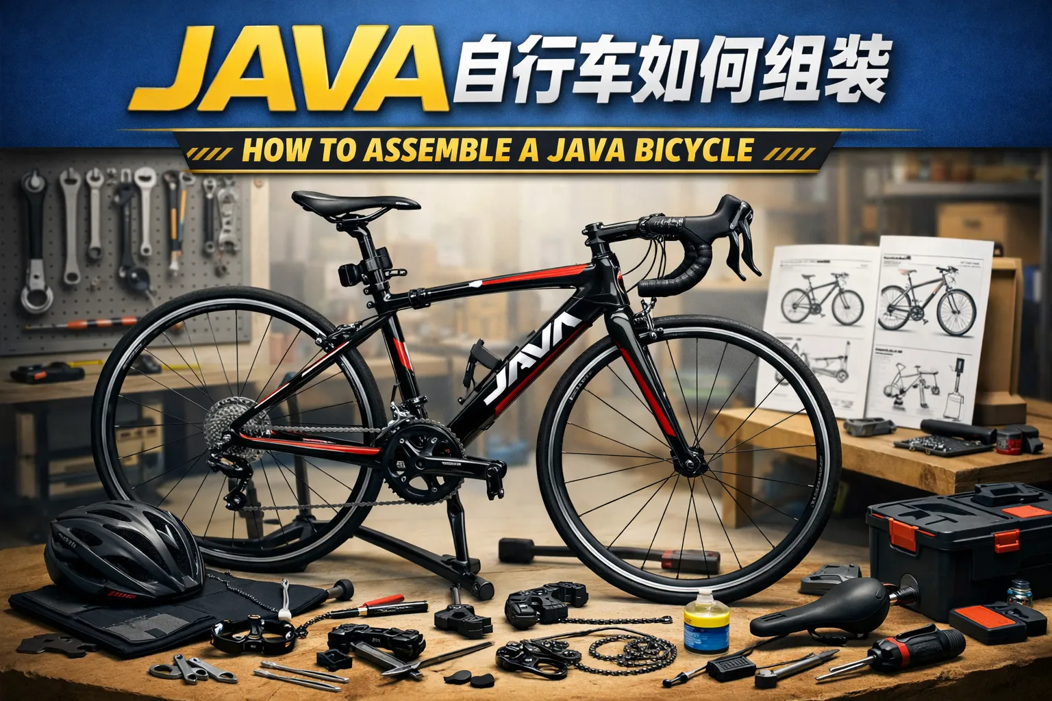 java自行车如何组装