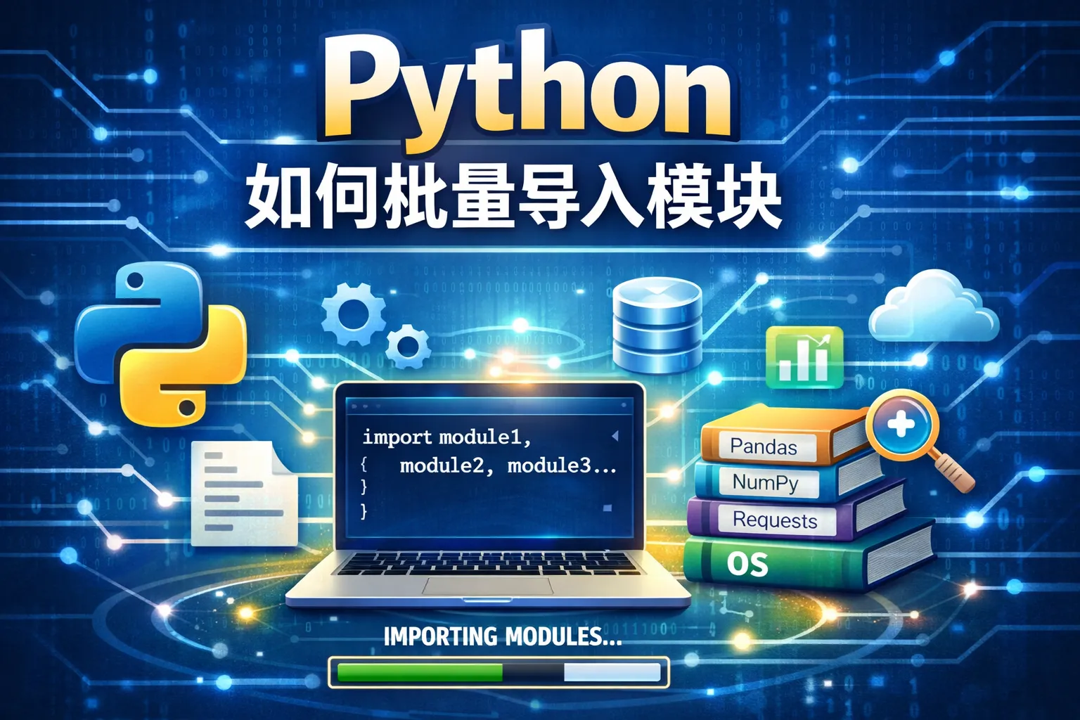 python如何批量导入模块