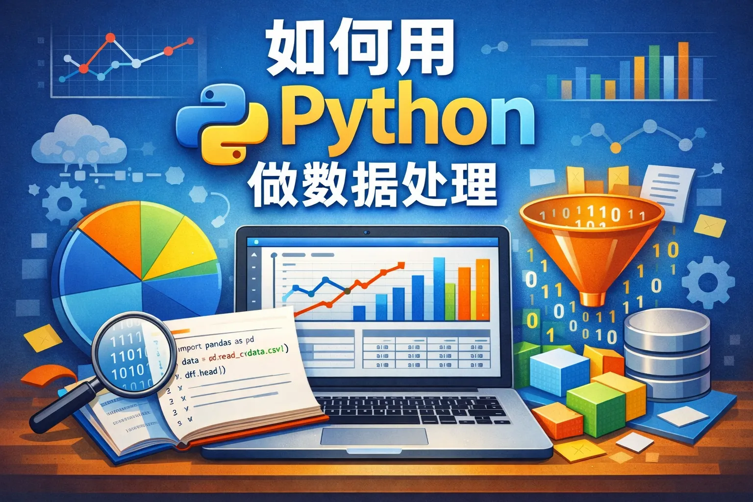 如何用python做数据处理