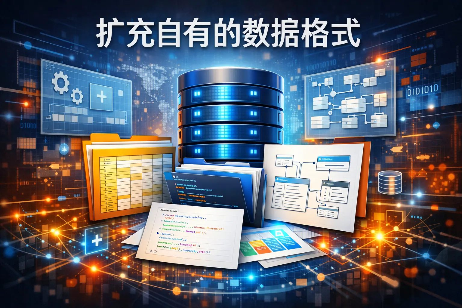 扩充自有的数据库格式是