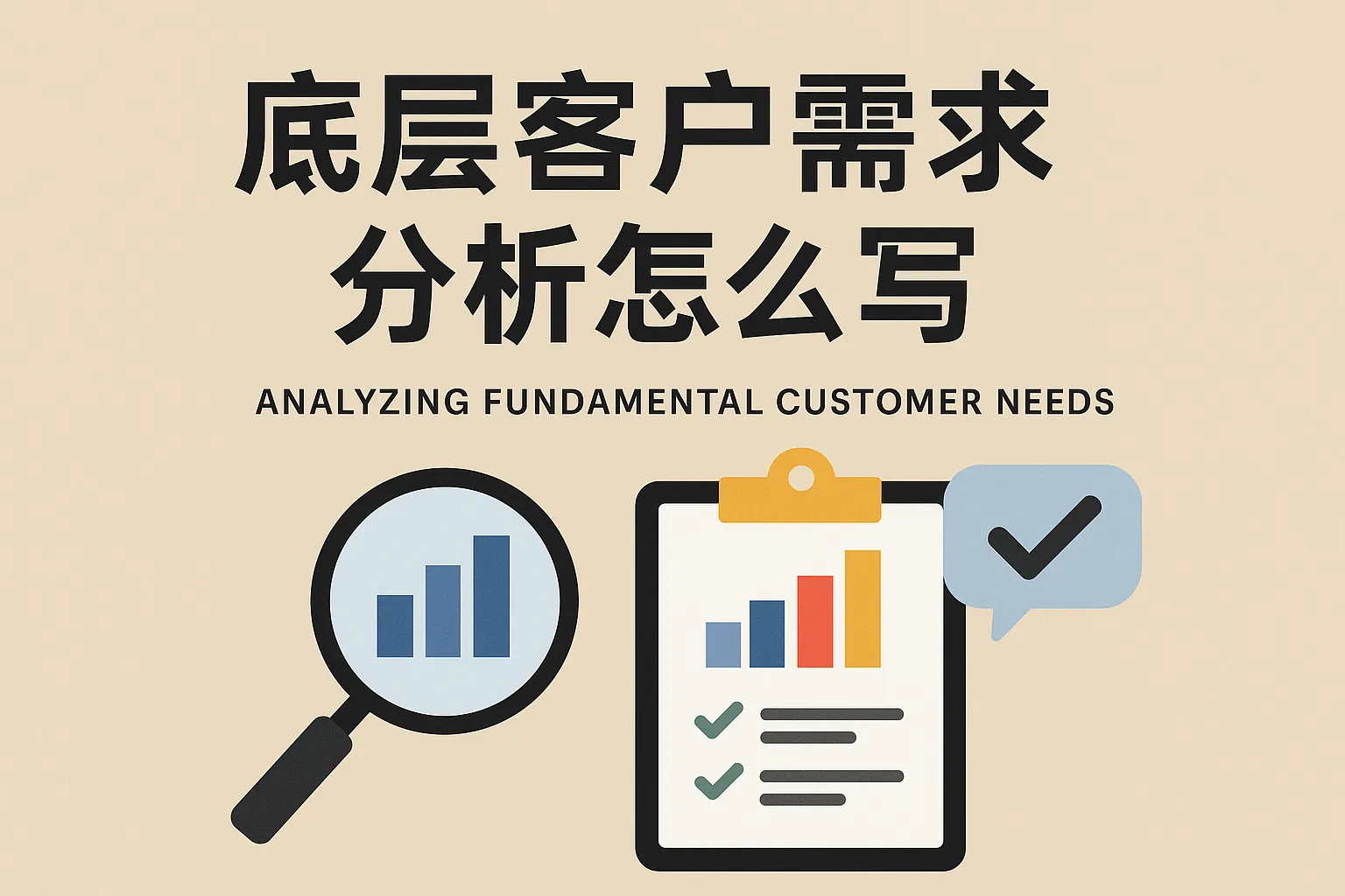 底层客户需求分析怎么写
