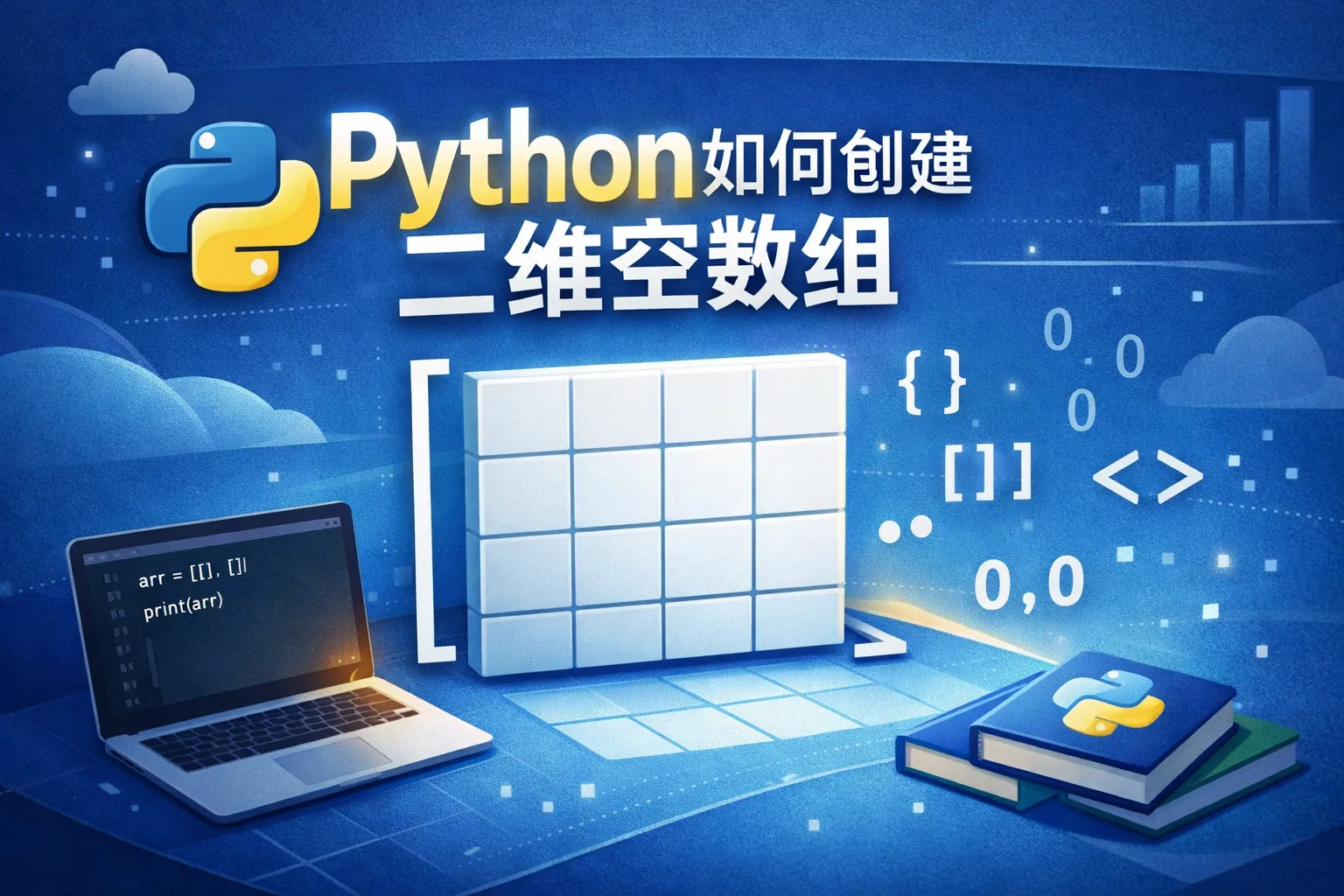 python如何创建二维空数组