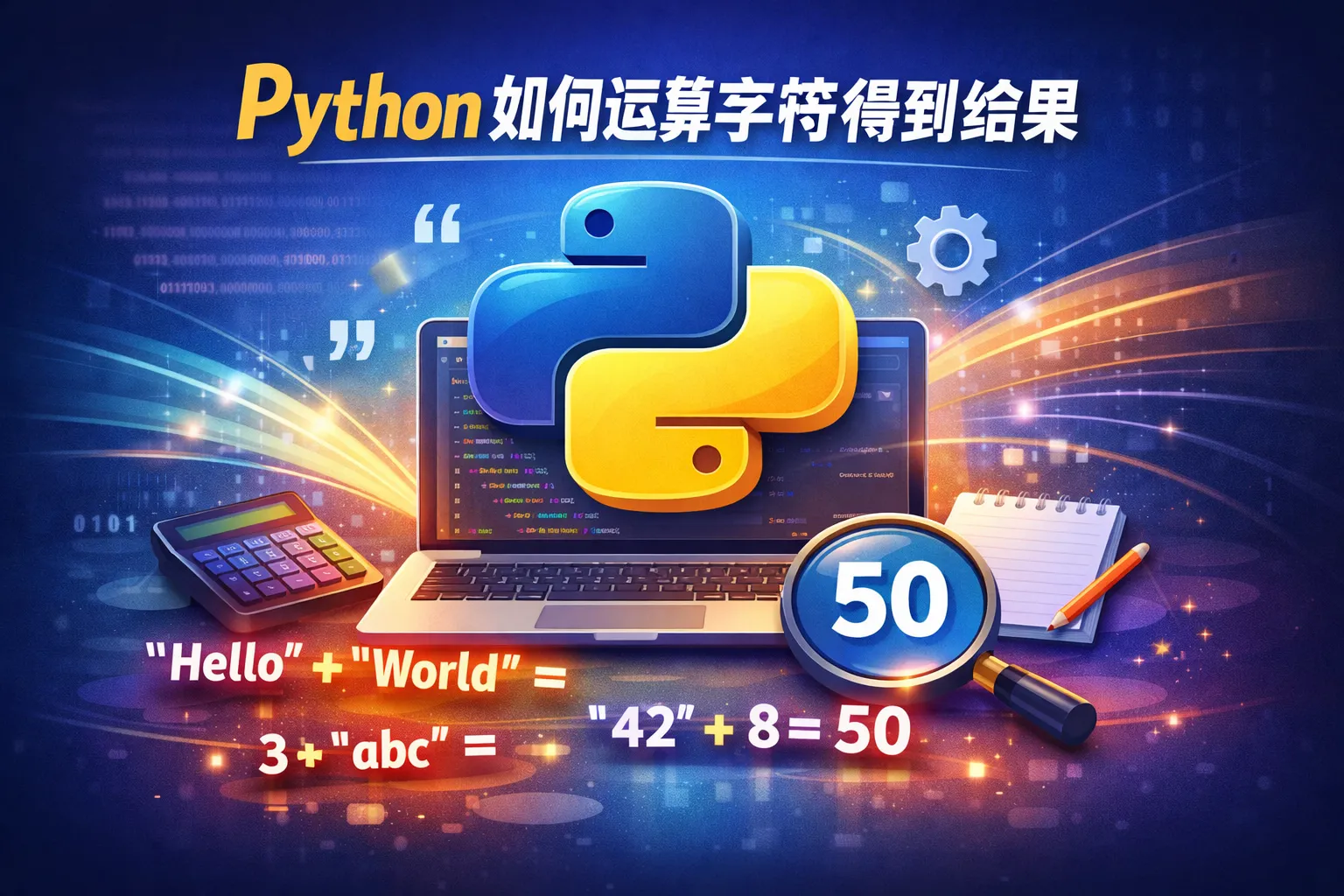 python如何运算字符串得到结果