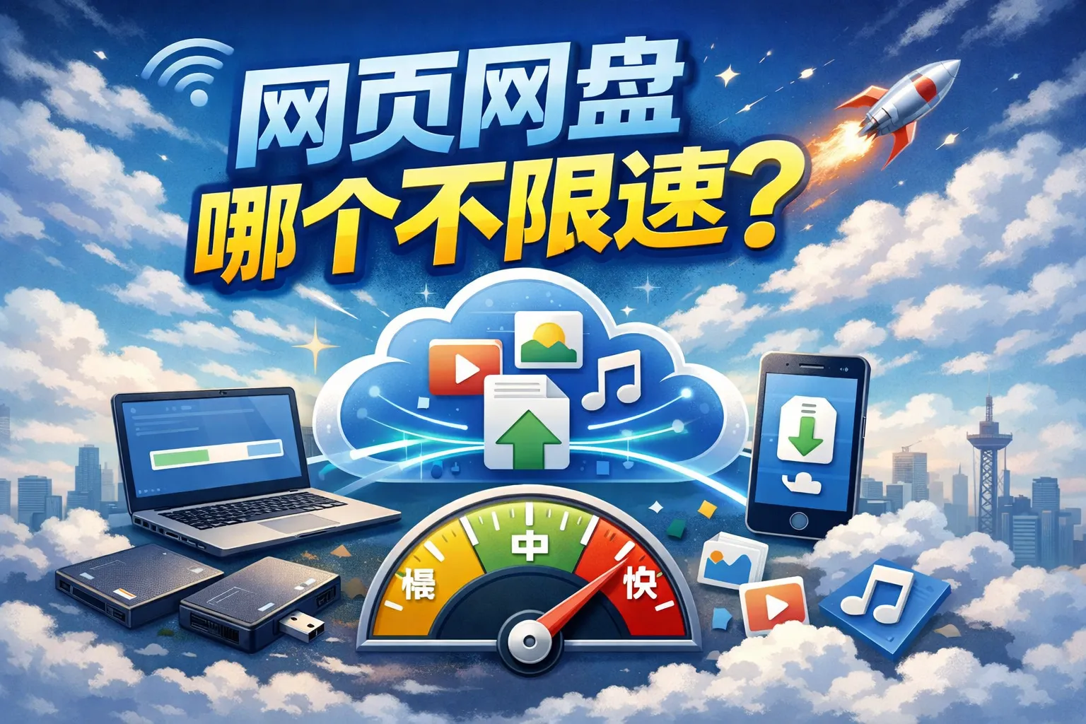 网页版网盘哪个不限速