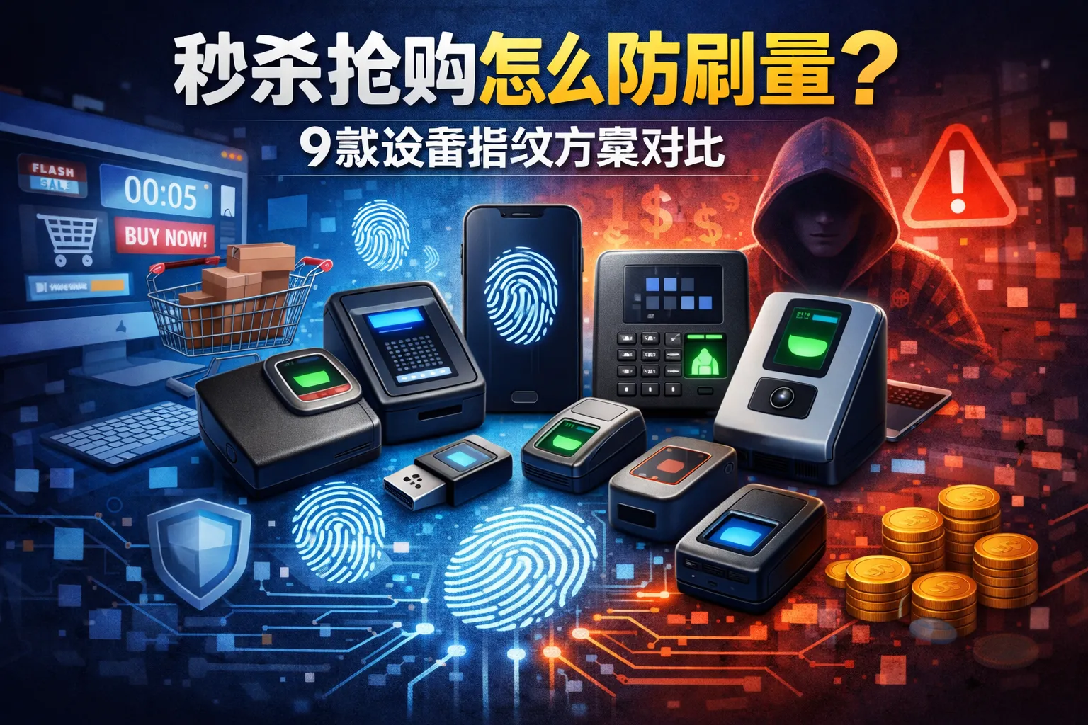 秒杀抢购怎么防刷量?9款设备指纹方案对比