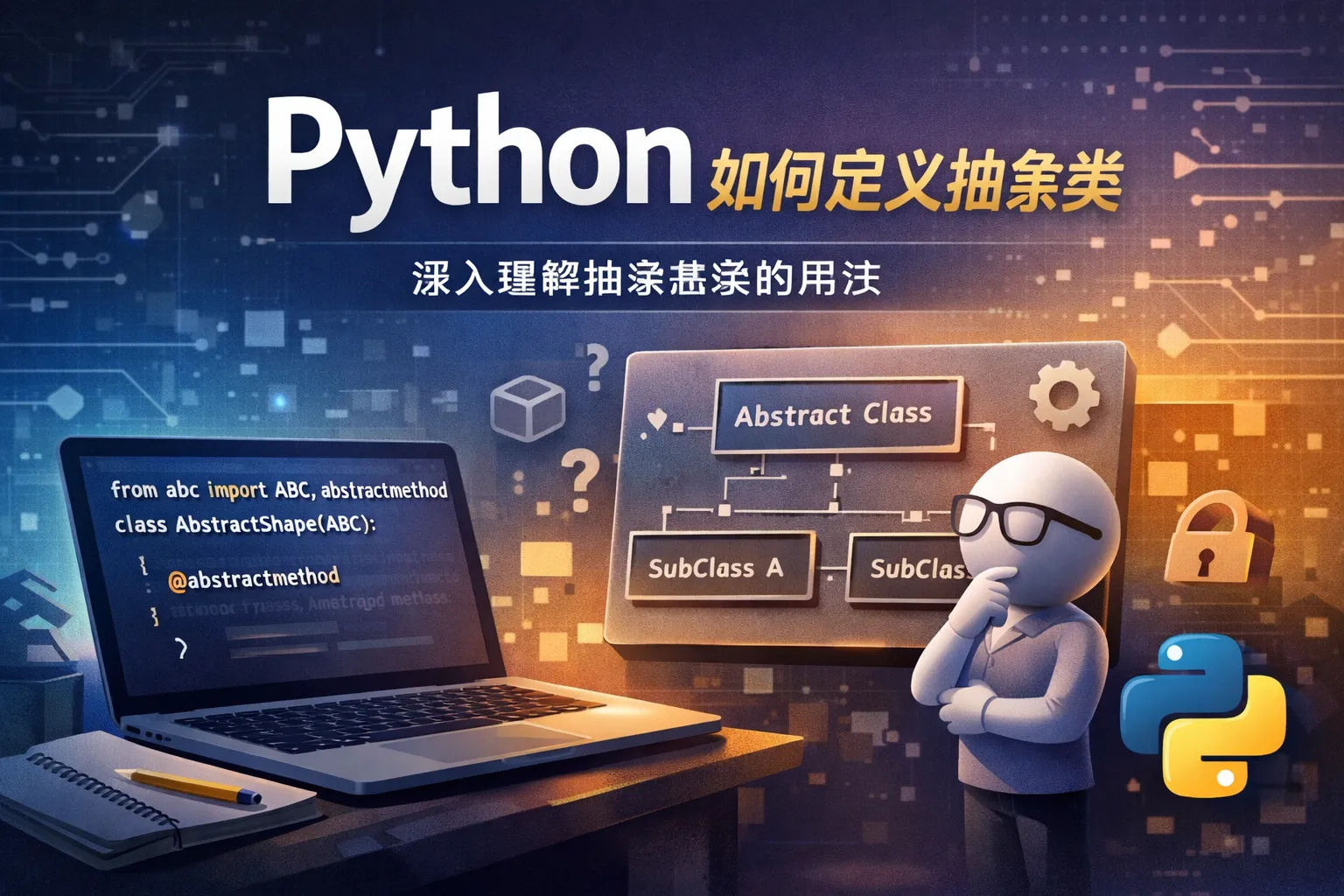 python如何定义抽象类