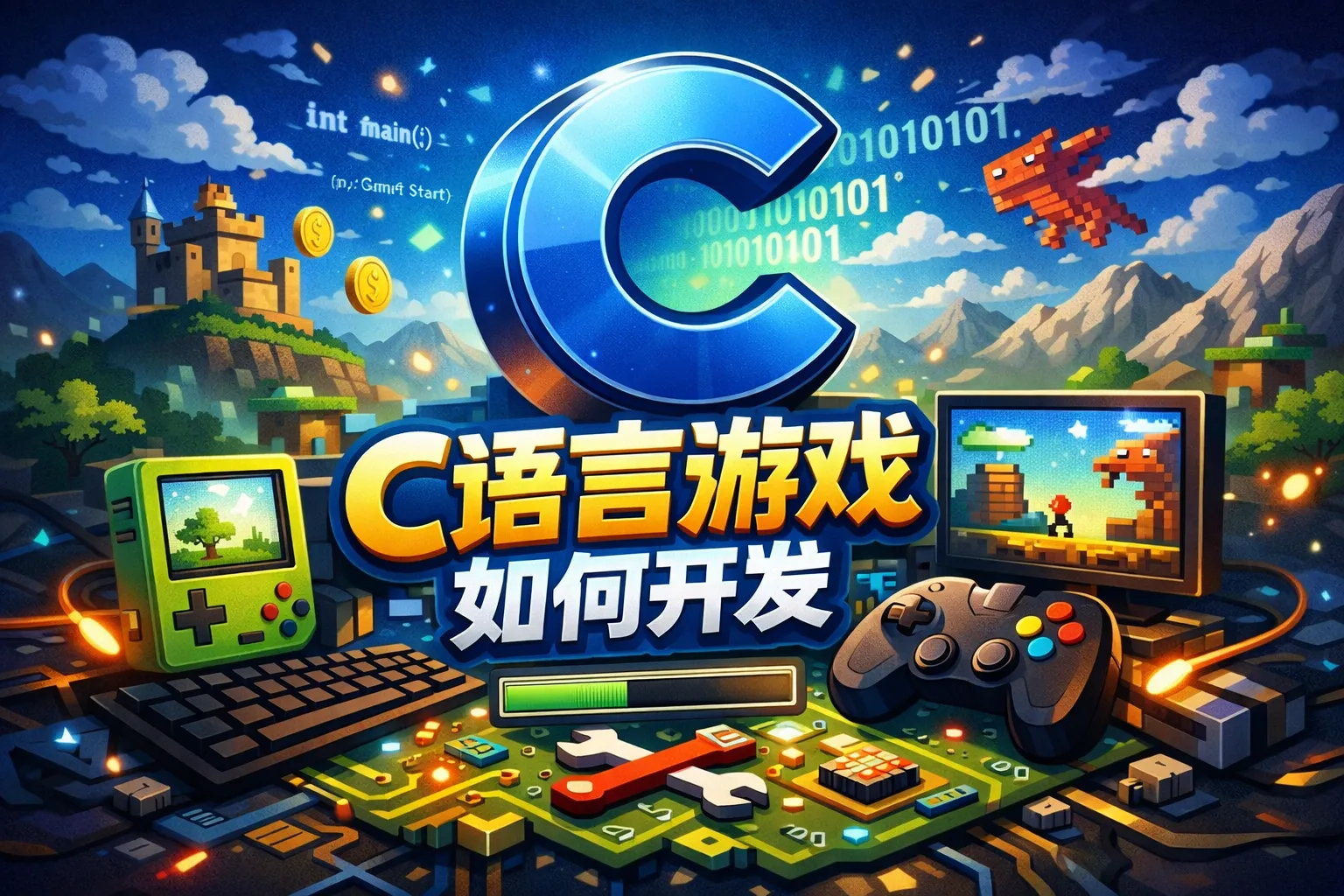 c语言游戏如何开发