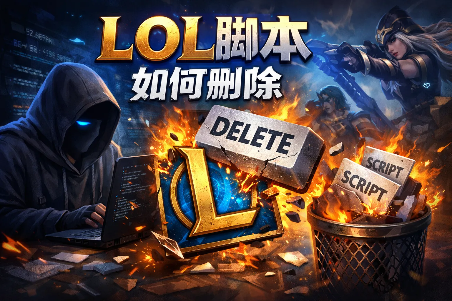 LOL脚本如何删除