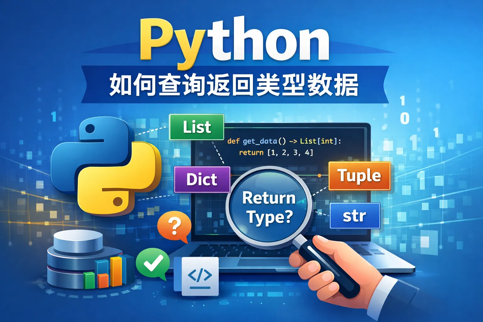 python如何查询返回类型数据