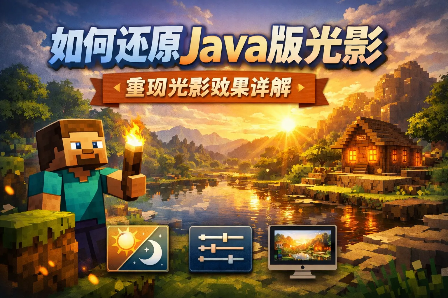 如何还原java版光影