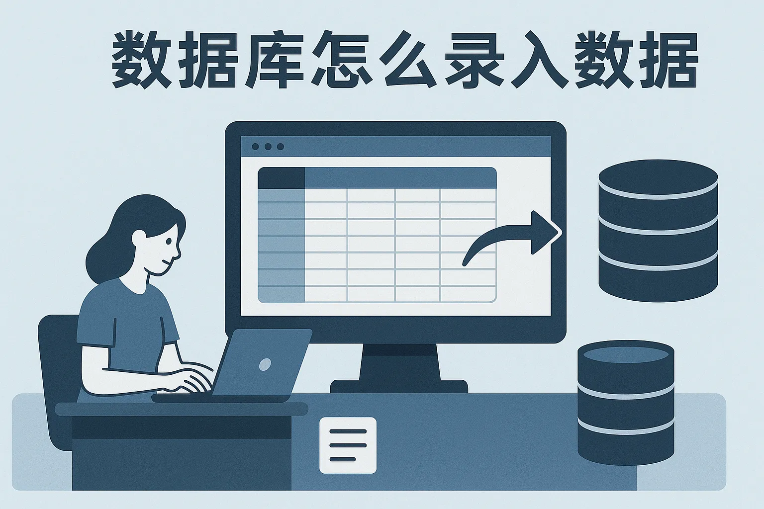 数据库怎么录入数据