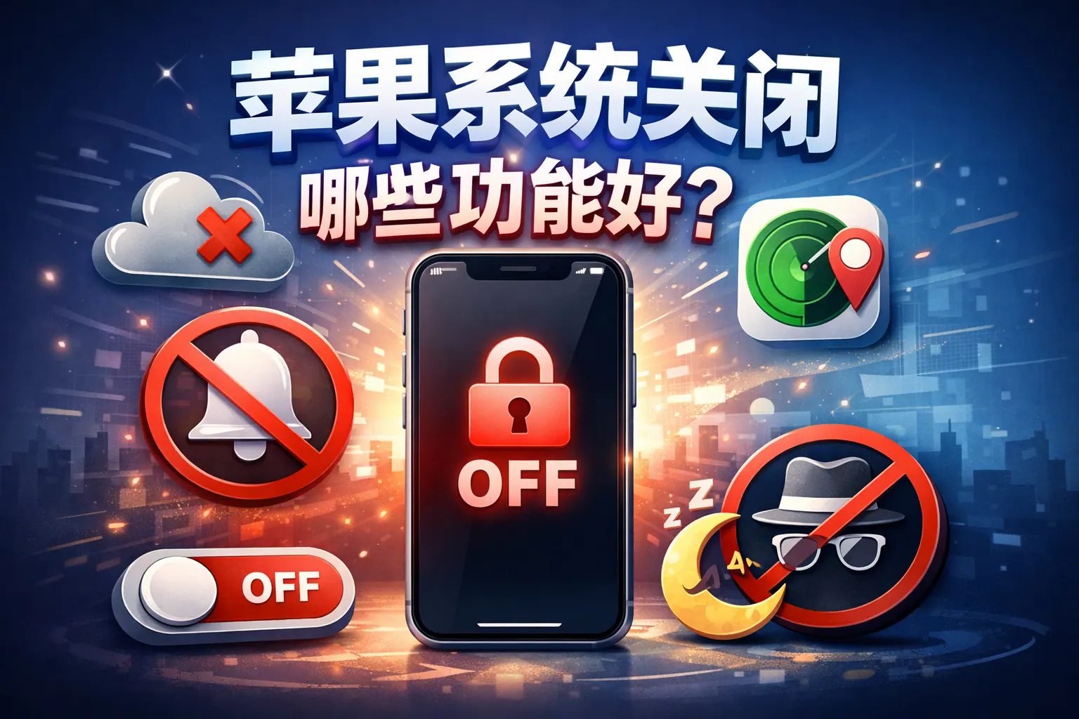 苹果系统关闭哪些功能好