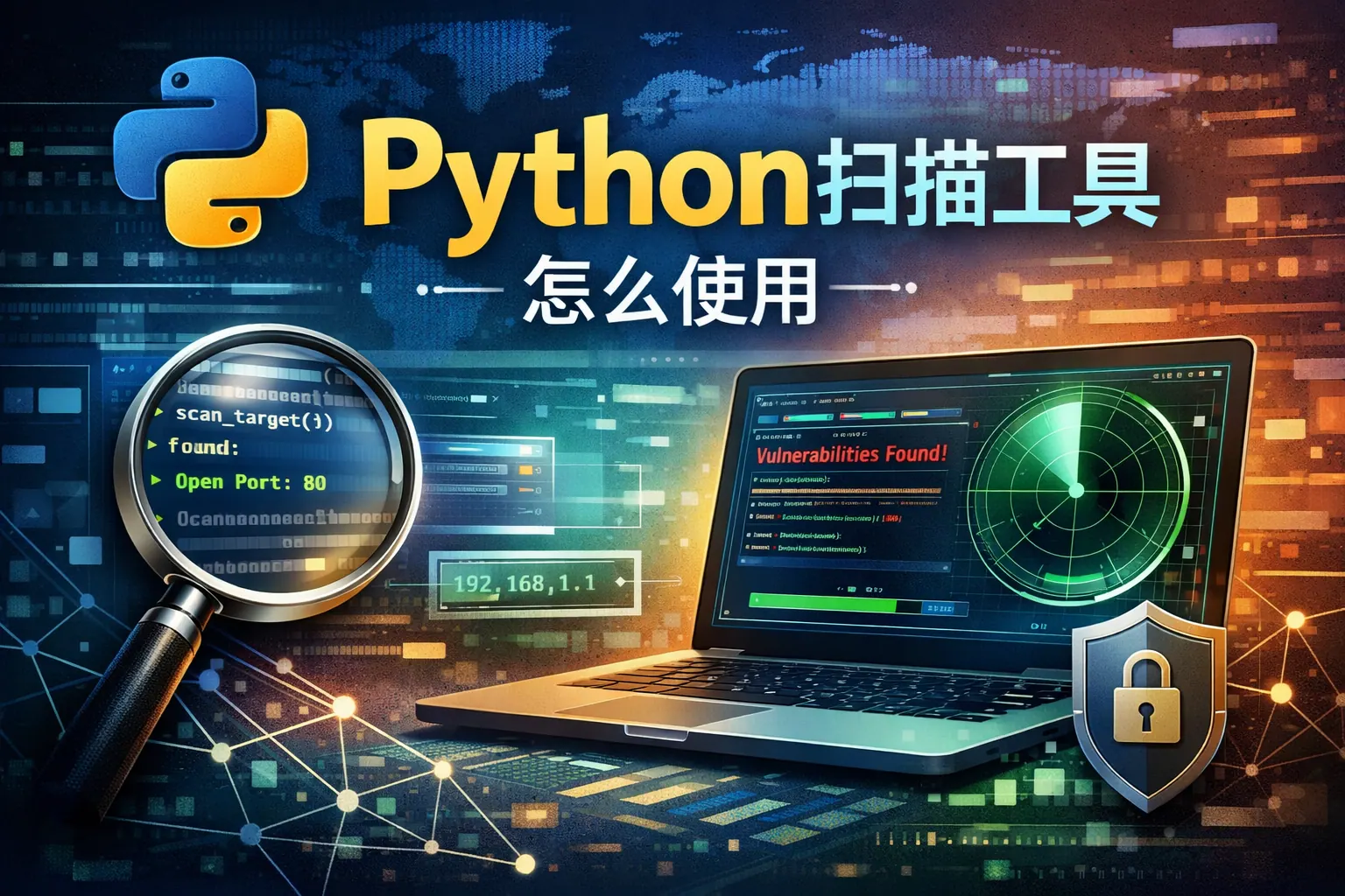 python扫描工具怎么使用