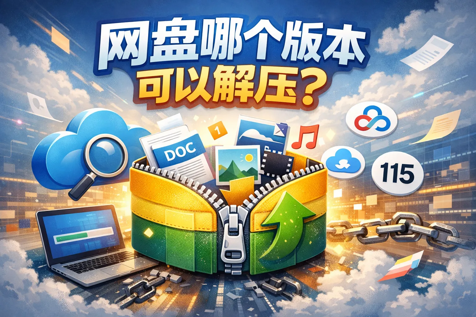 网盘哪个版本可以解压