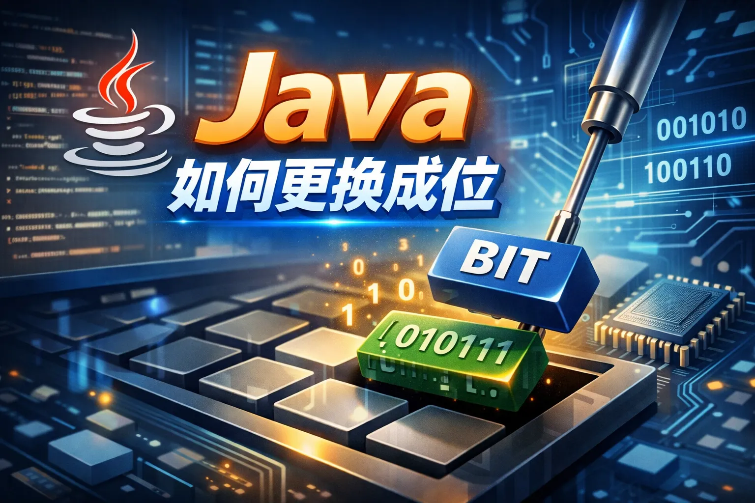 java如何更换成位