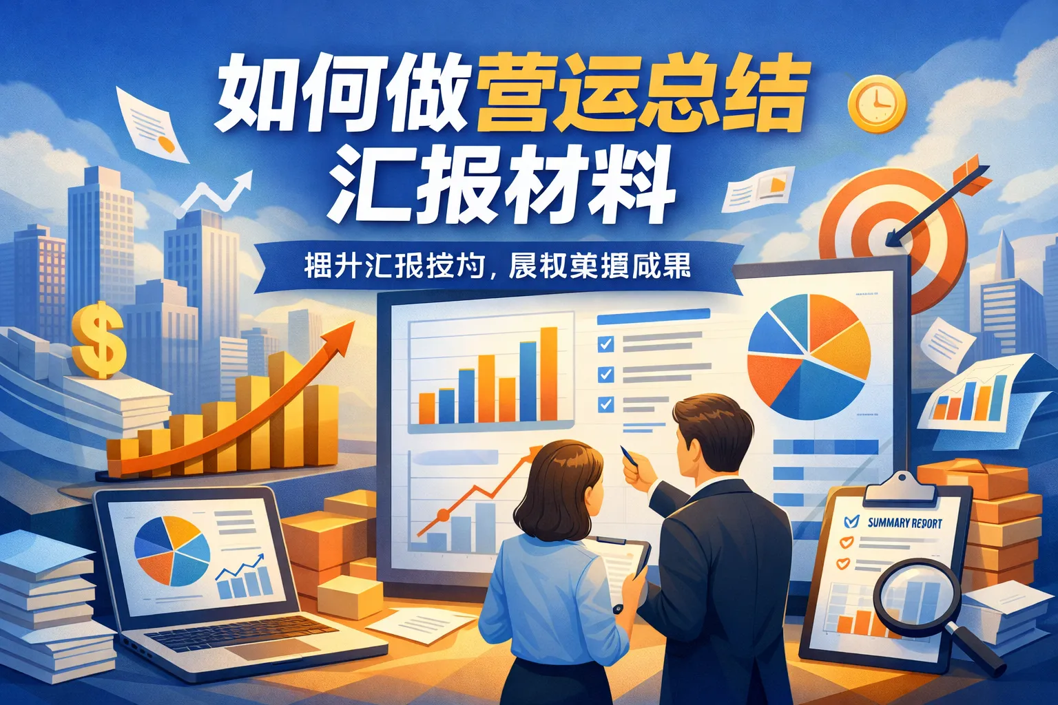 如何做营运总结汇报材料