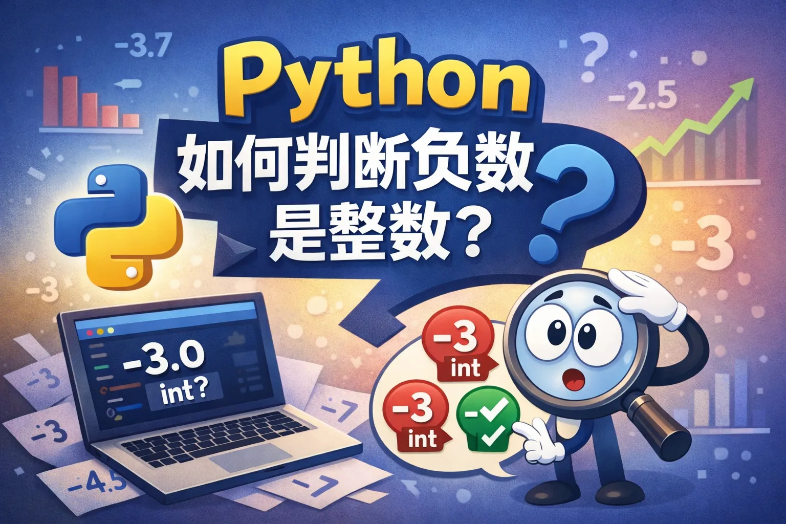 python如何判断负数是整数