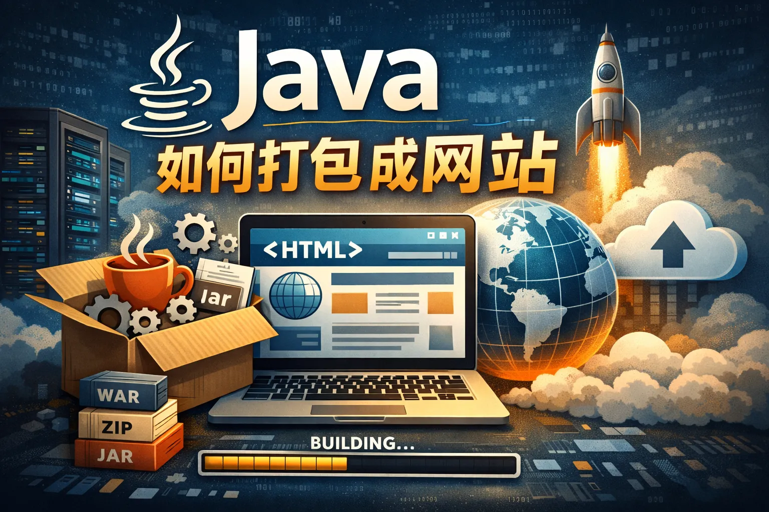 java如何打包成网站
