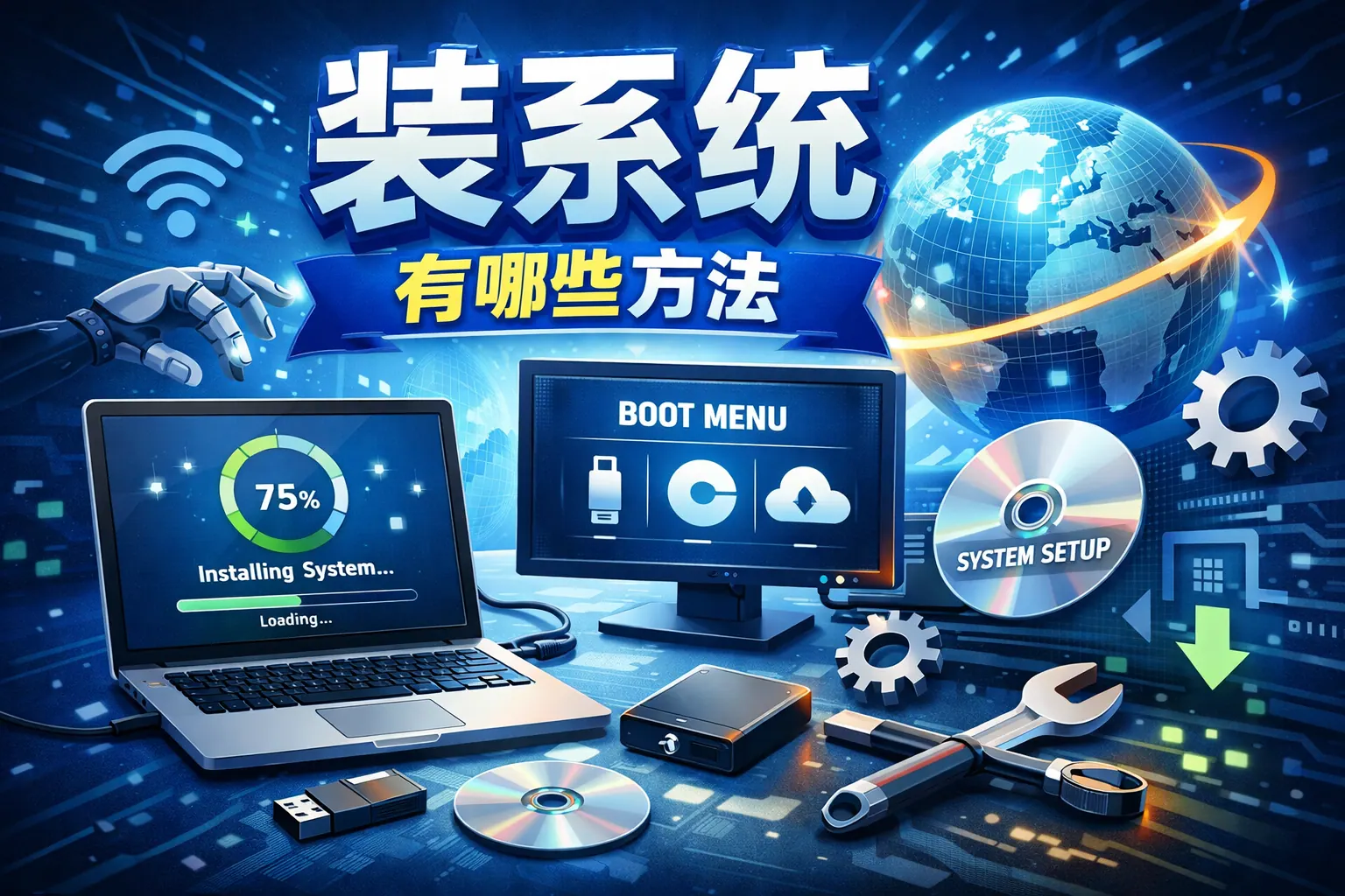 装系统有哪些方法