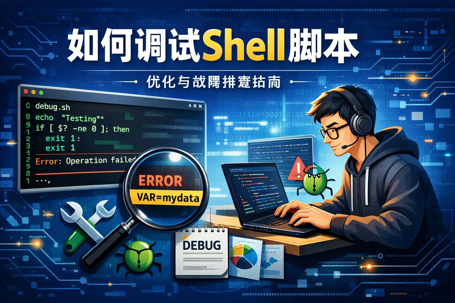 如何调试shell脚本