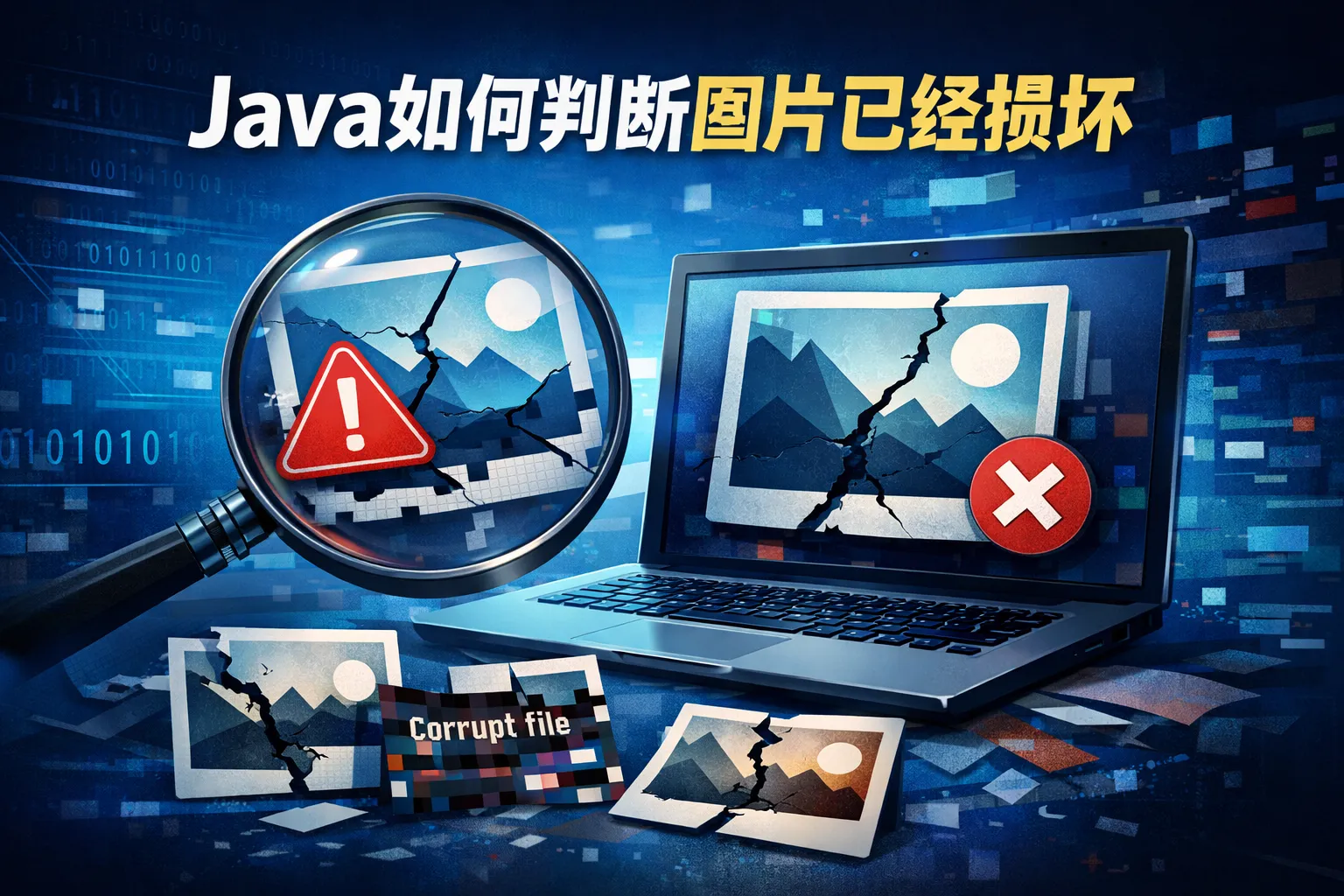 java如何判断图片已经损坏