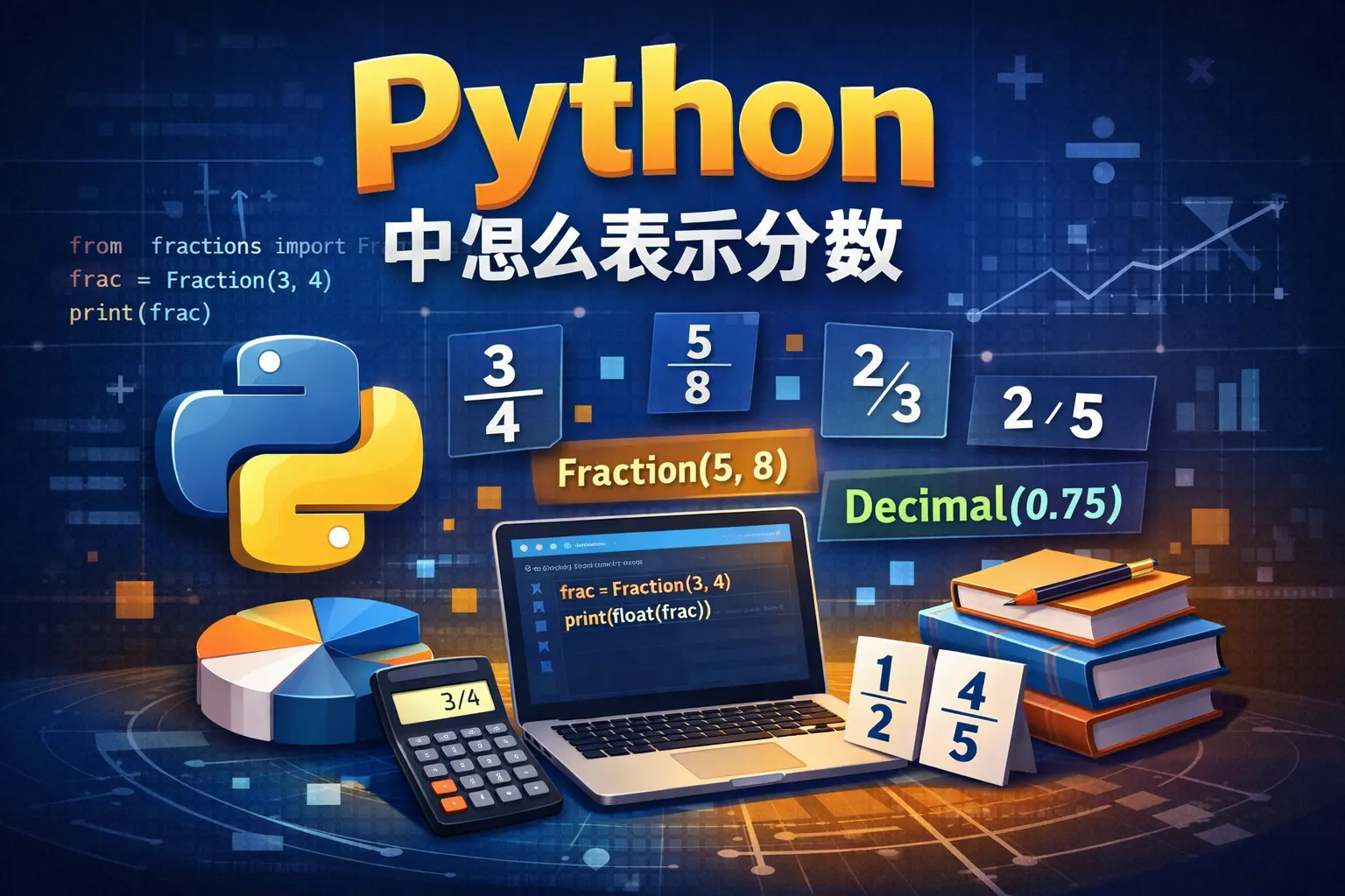 python 中怎么表示分数